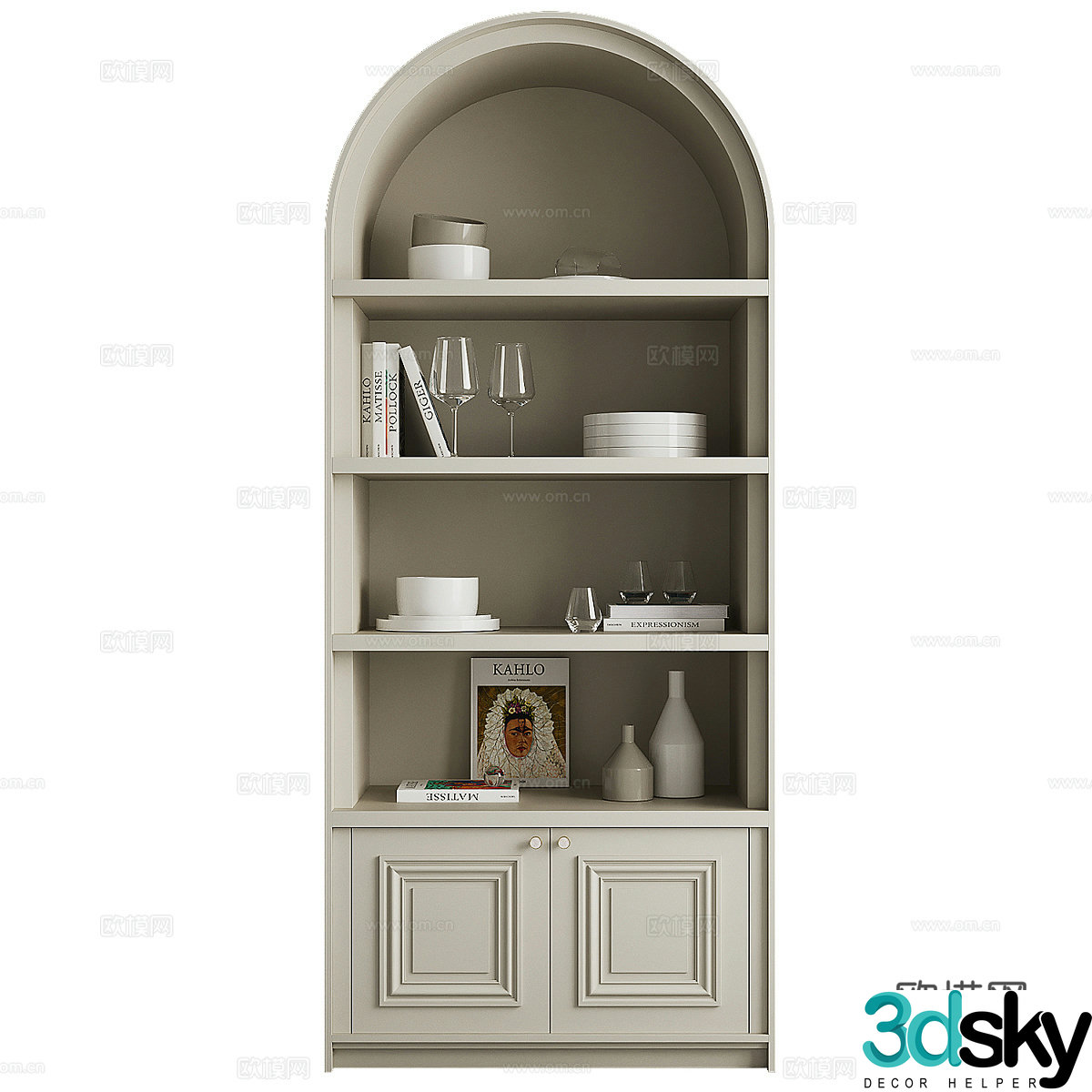 Decorative cabinet 3d model