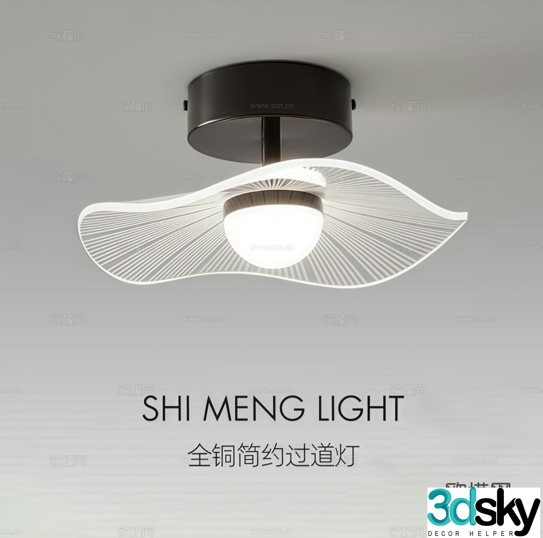 Modern ceiling light Decorative light 3d model