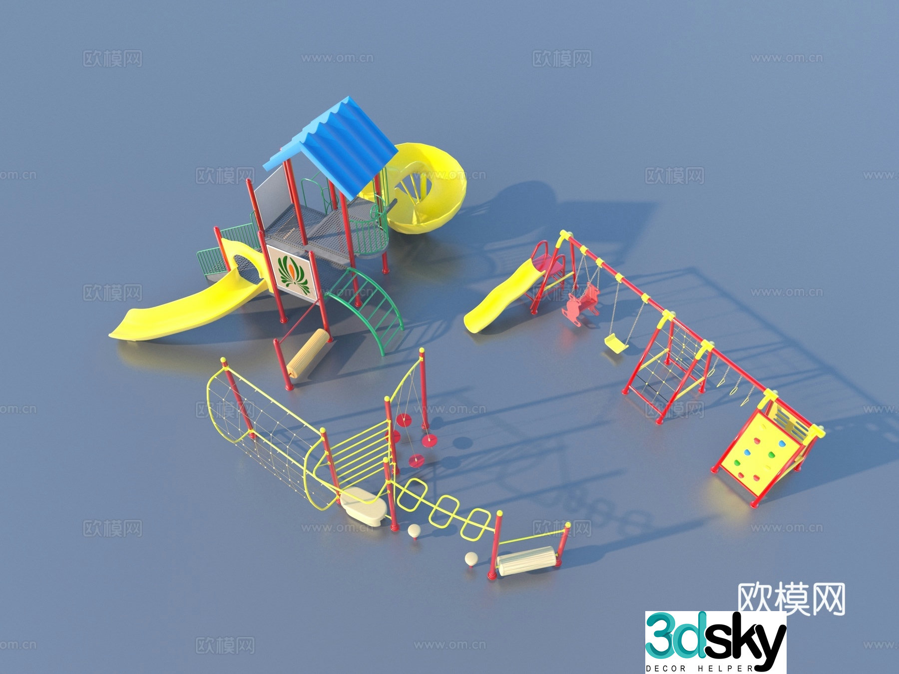 Amusement equipment children’s amusement facilities 3D model