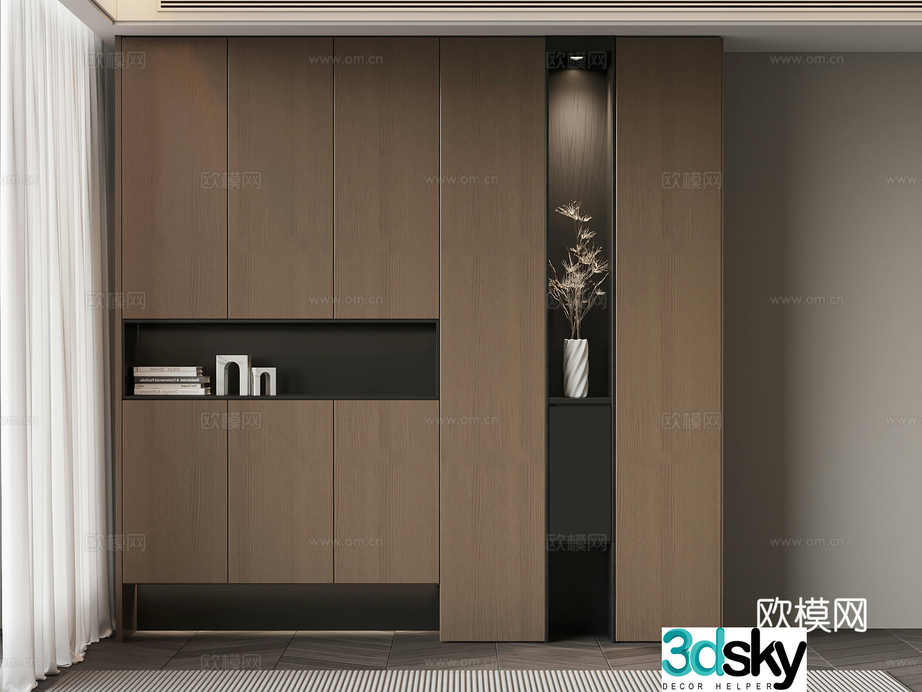 Italian shoe cabinet 3d model