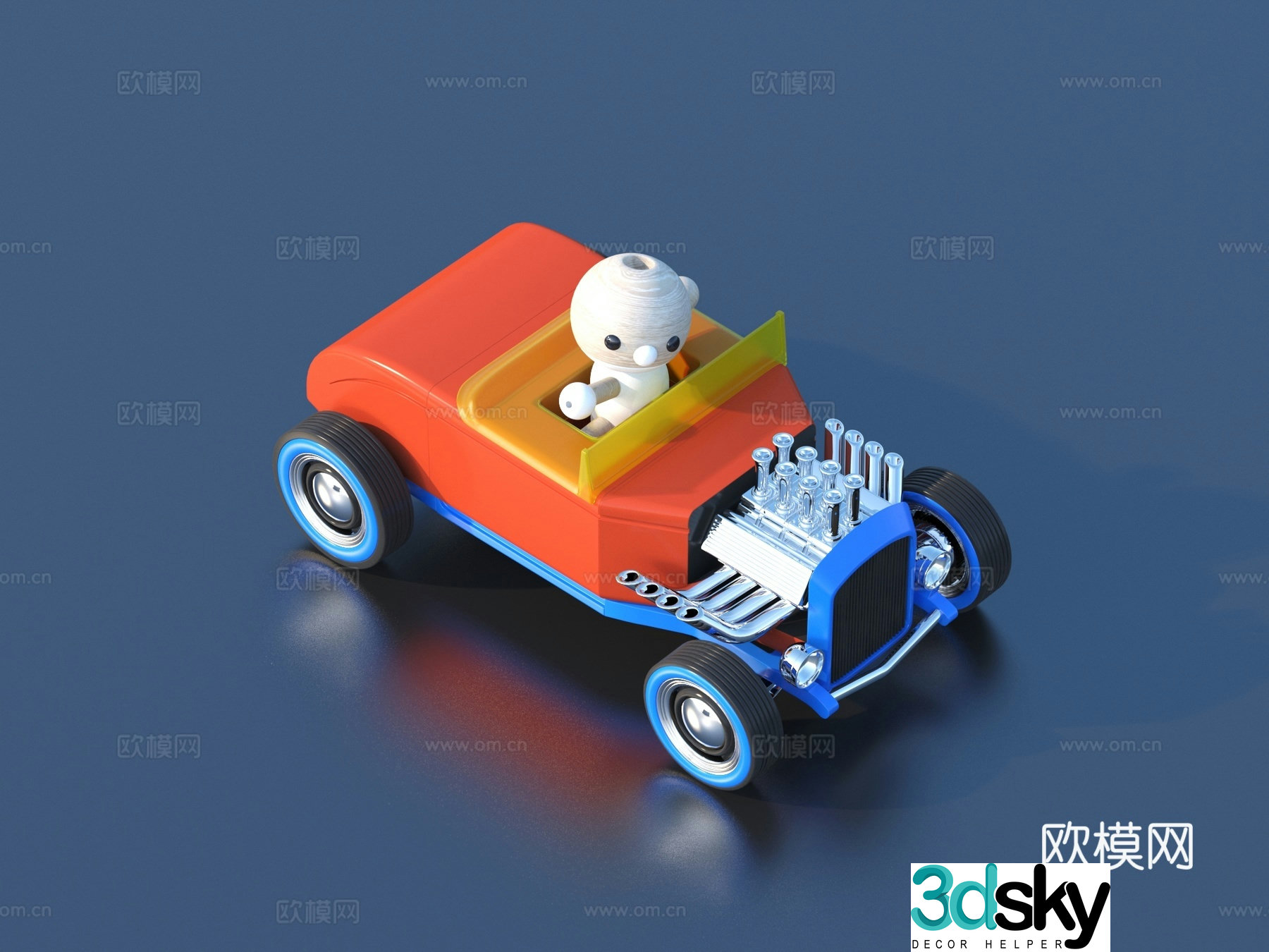 Toys Car Children’s Toys 3d Model