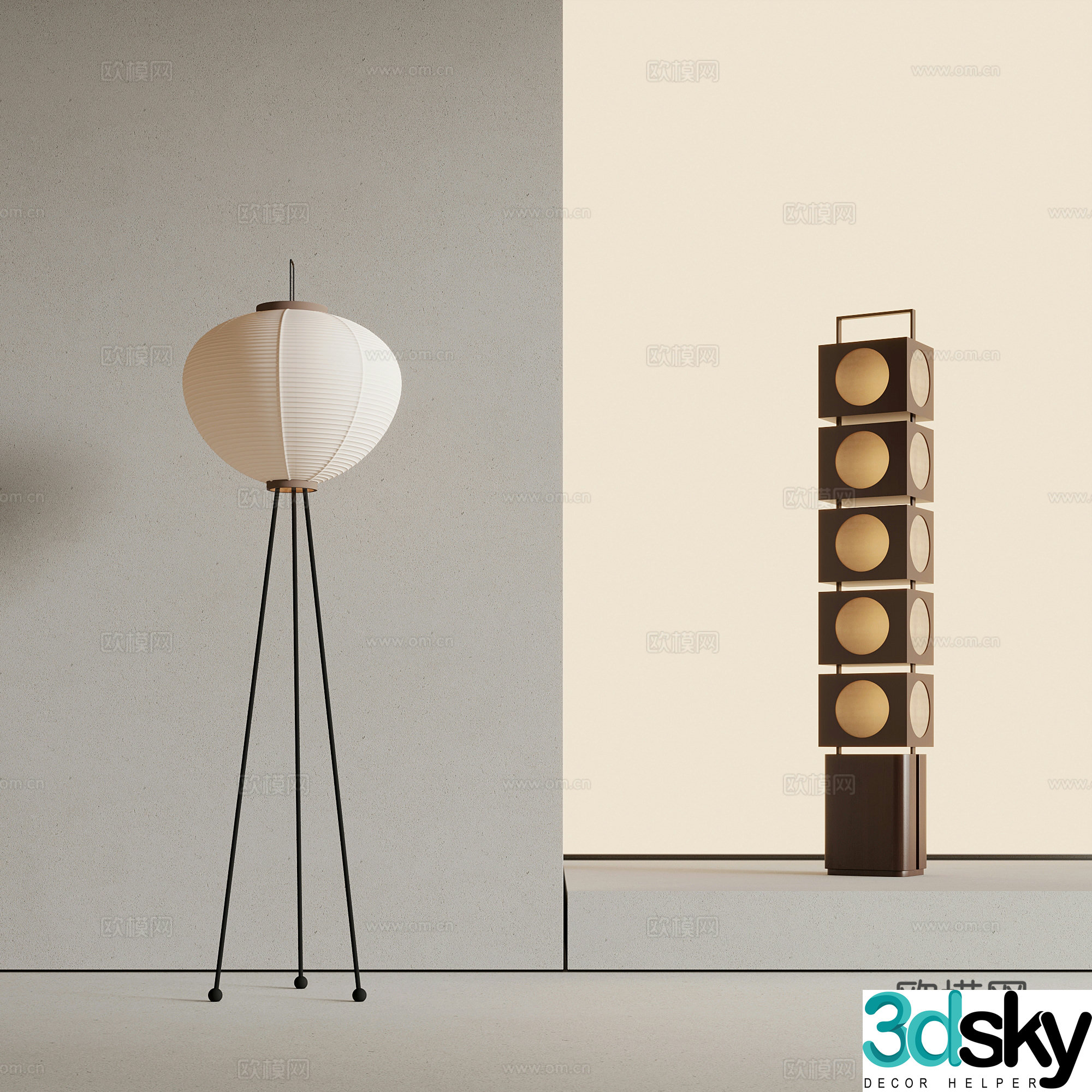 10 floor lamps medieval style floor lamp 3d model