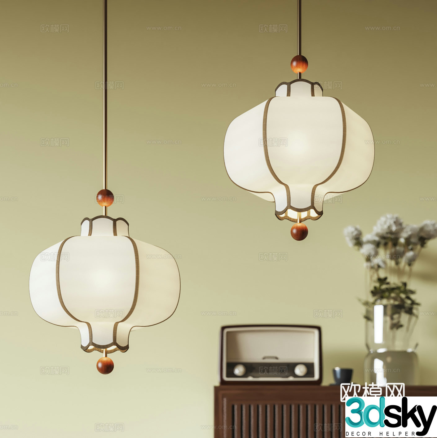 3D model of medieval chandelier