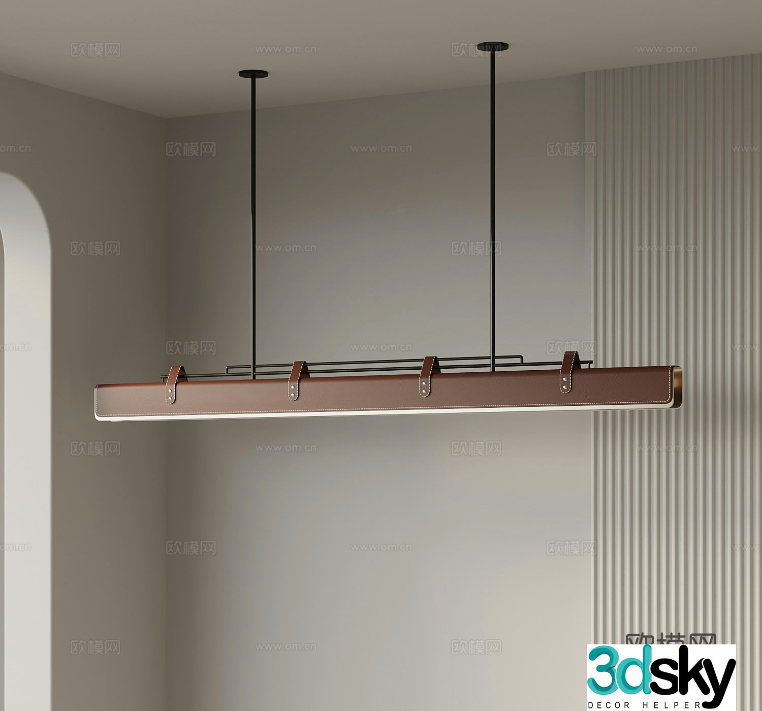 07 Chandelier Modern Chandelier 3D Model