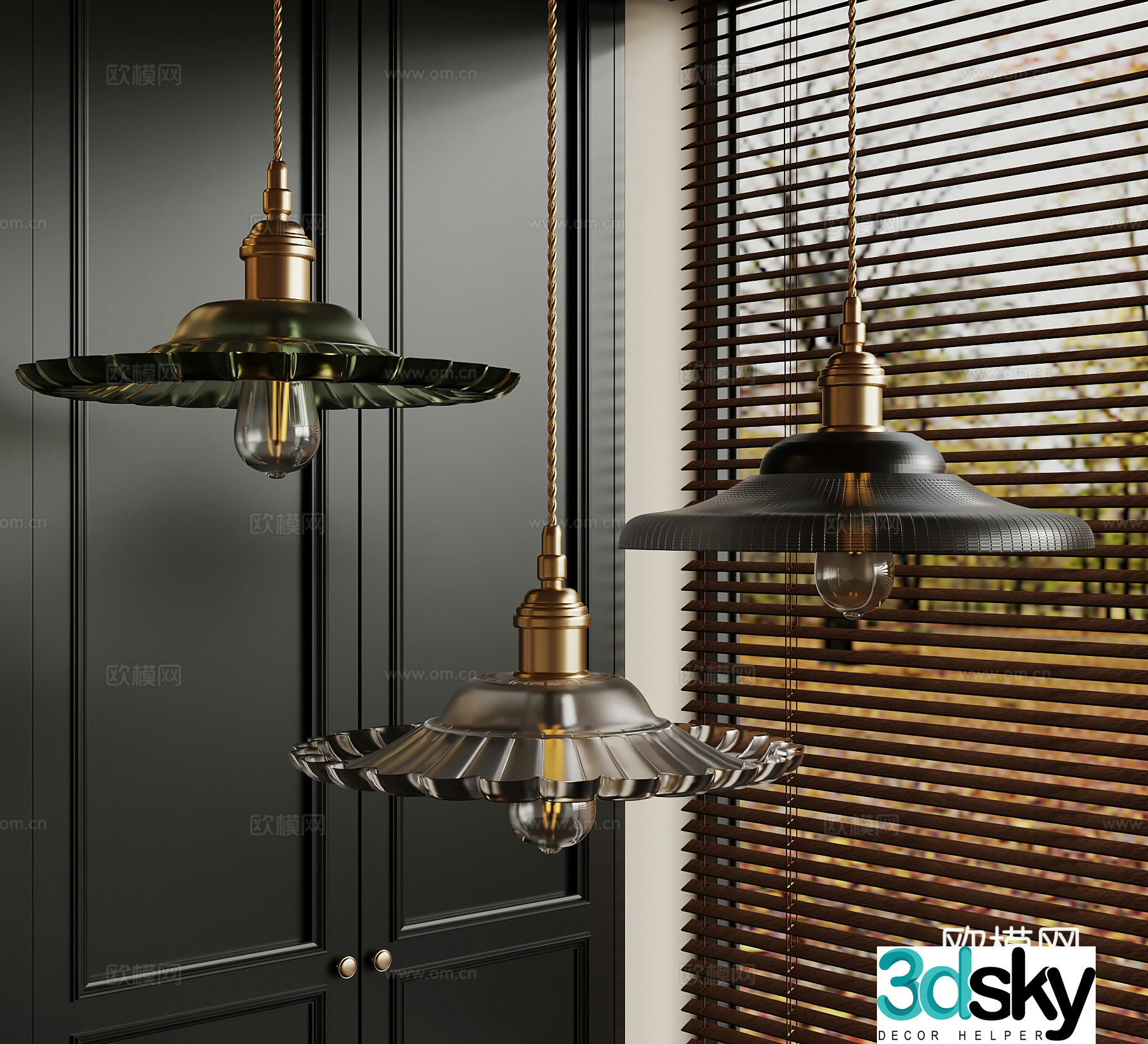 16 French Chandelier Glass Chandelier 3D Model