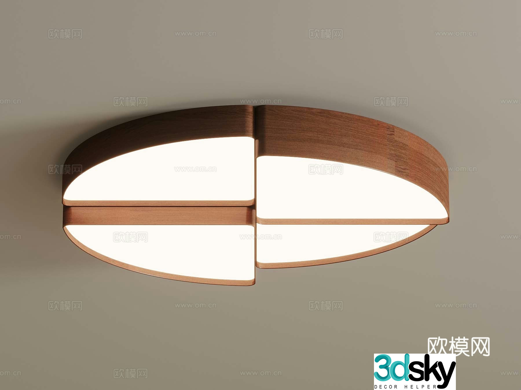 13 modern medieval style ceiling light 3d model
