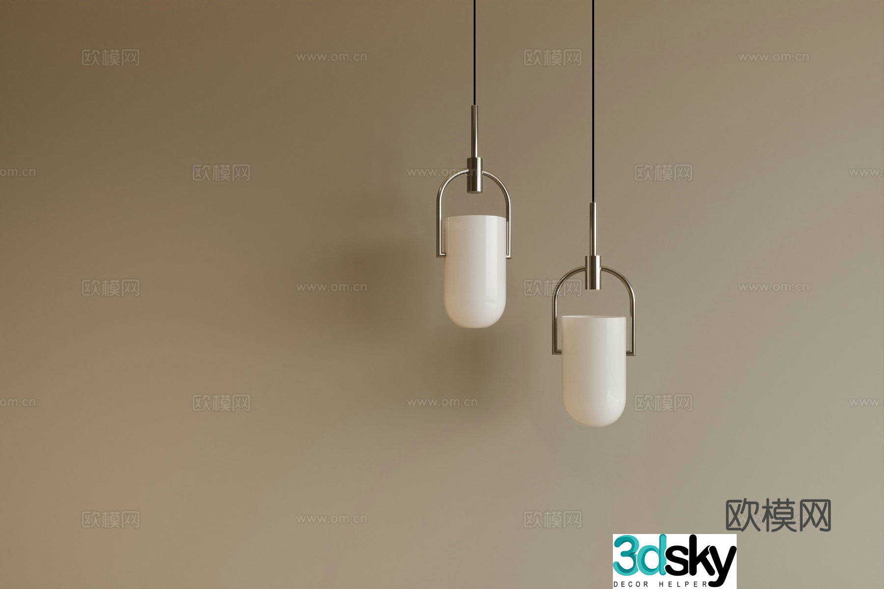 Chandelier Glass Chandelier Metal Ceiling Bedside Chandelier Bar Chandelier Long Strip Chandelier 3D Model