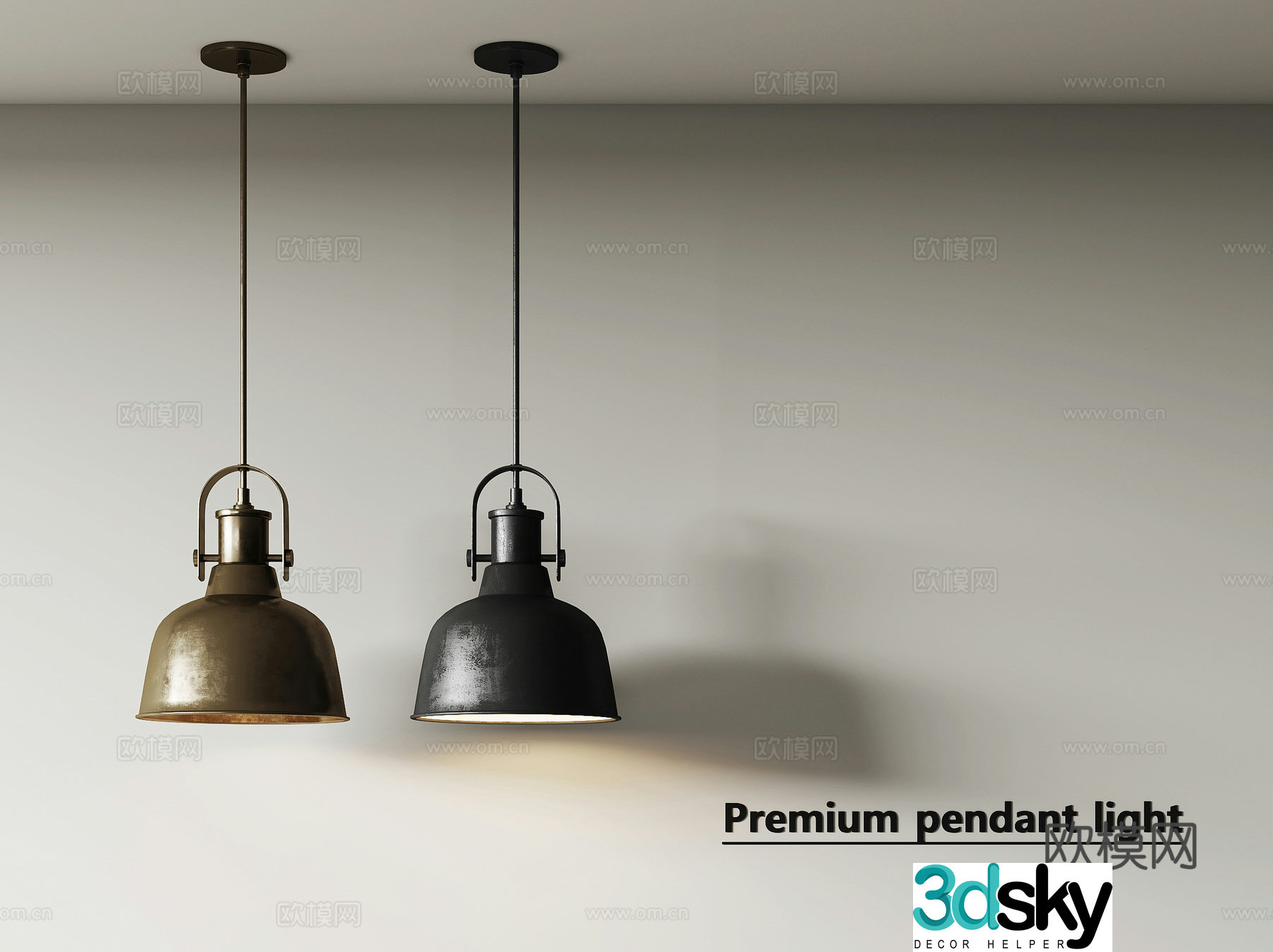 Retro small chandeliers restaurant chandeliers bar chandeliers 3d model