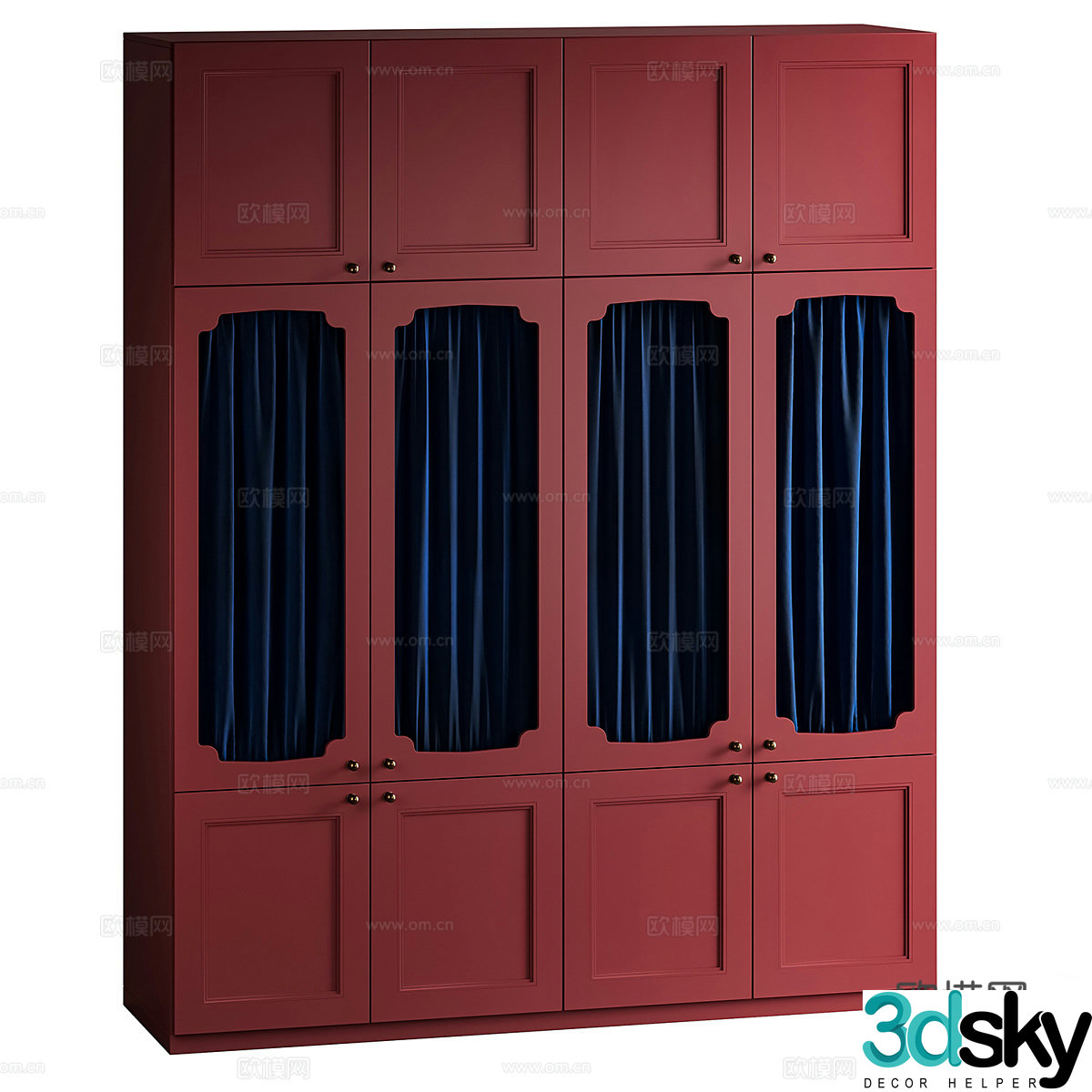 Decorative cabinet 3d model