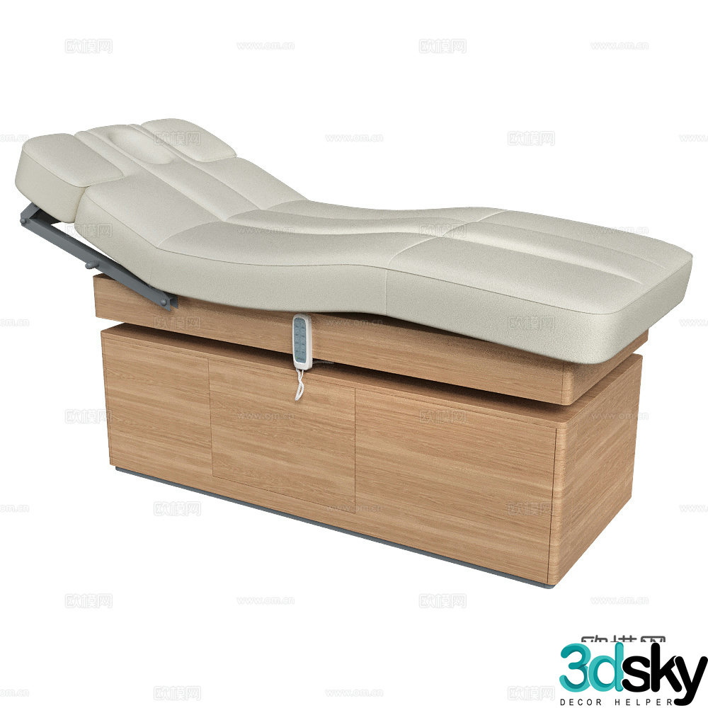 Modern Italian electric massage table 3D model