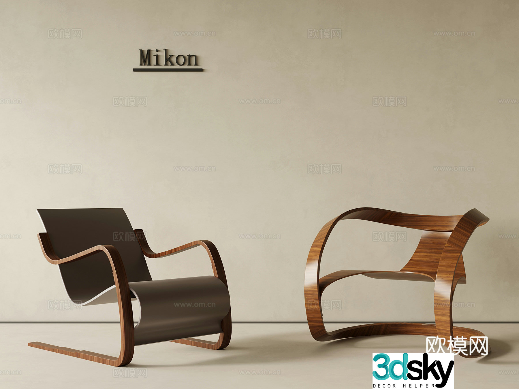 01 chair medieval style chair leisure chair 3d model