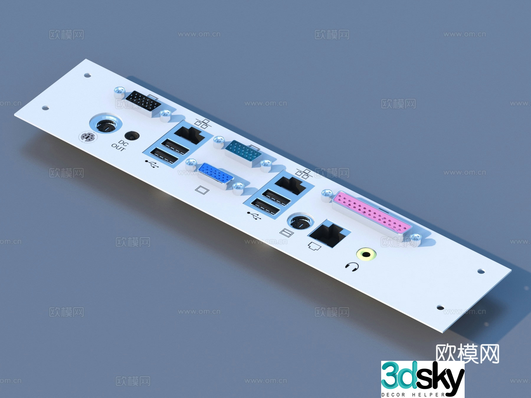 Electronic interface Electronic component 3D model