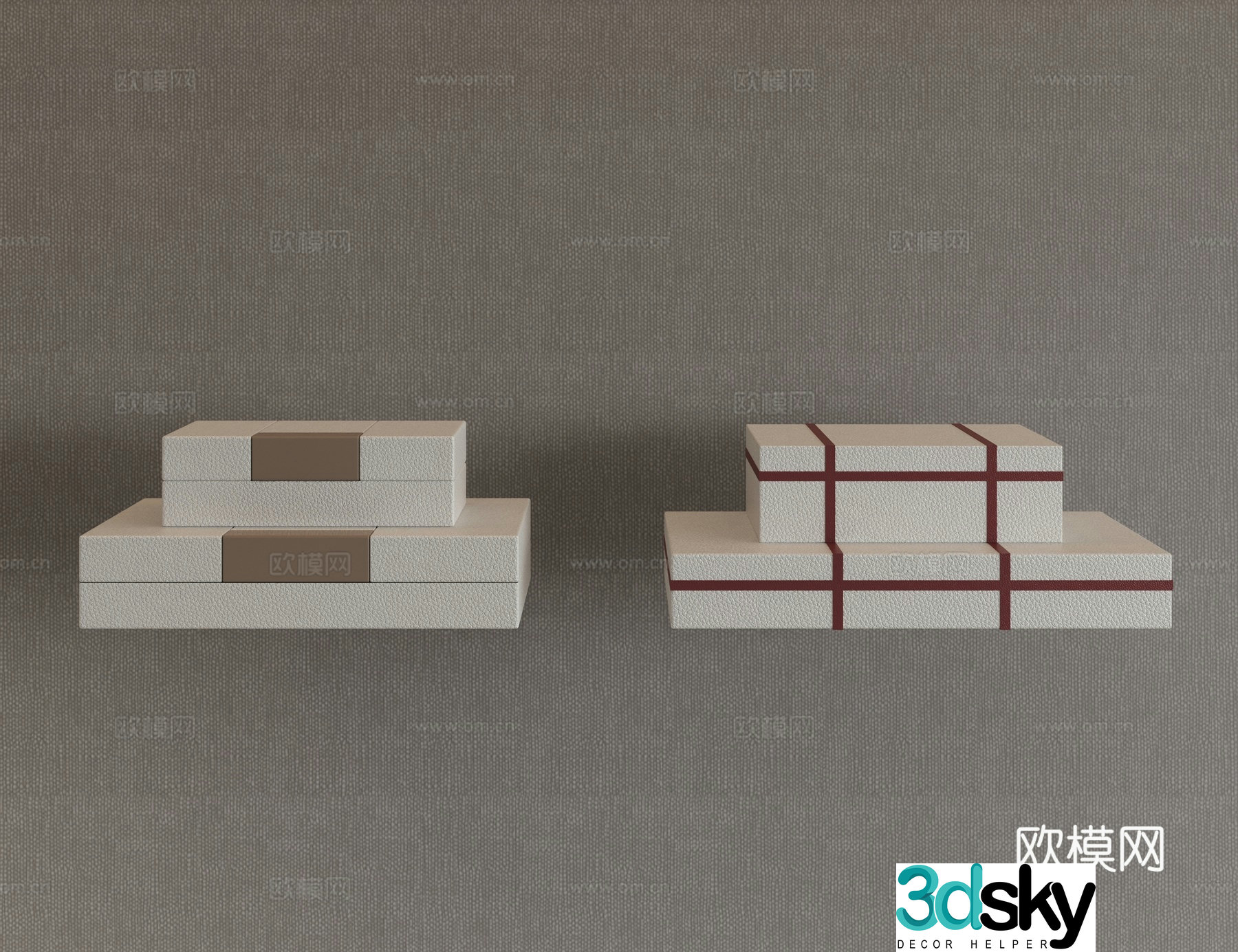 Storage box Organizing box Jewelry box Jewelry box Box Clothing storage box Jewelry ornaments 3D model