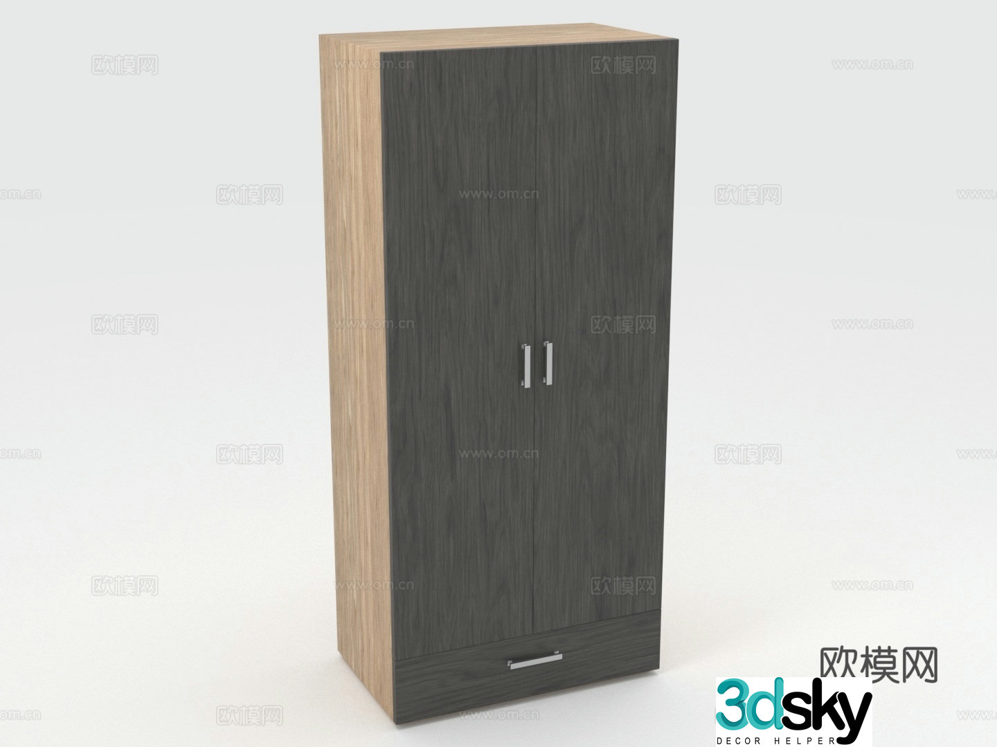 Wooden cabinet storage cabinet drawer wardrobe stand cabinet cabinet 3d model