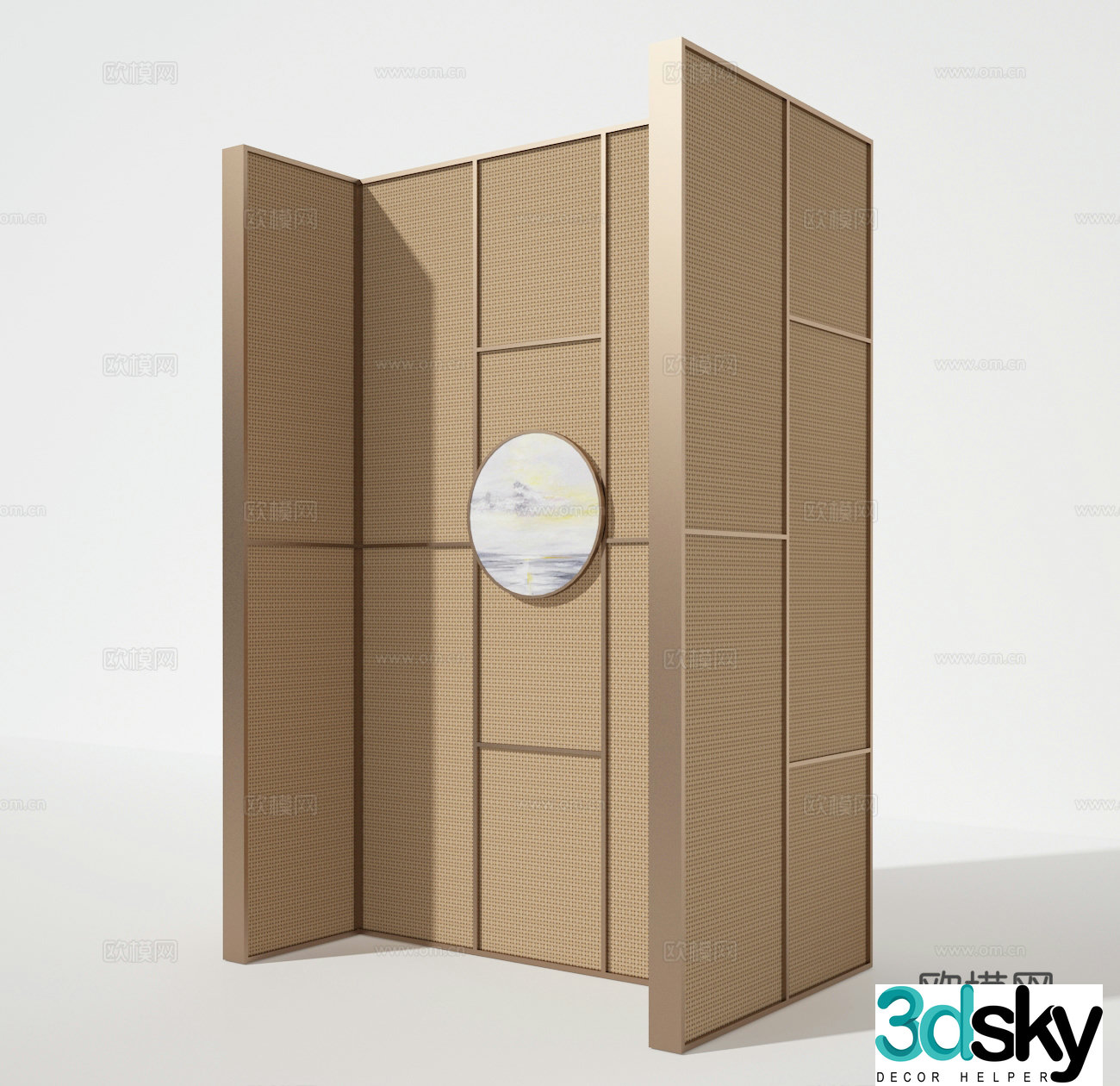 Partition wall 3d model