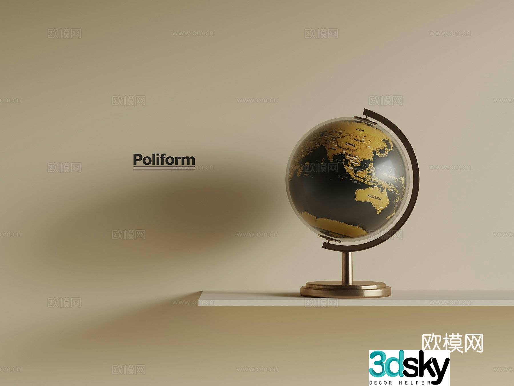 Modern ornament 3d model