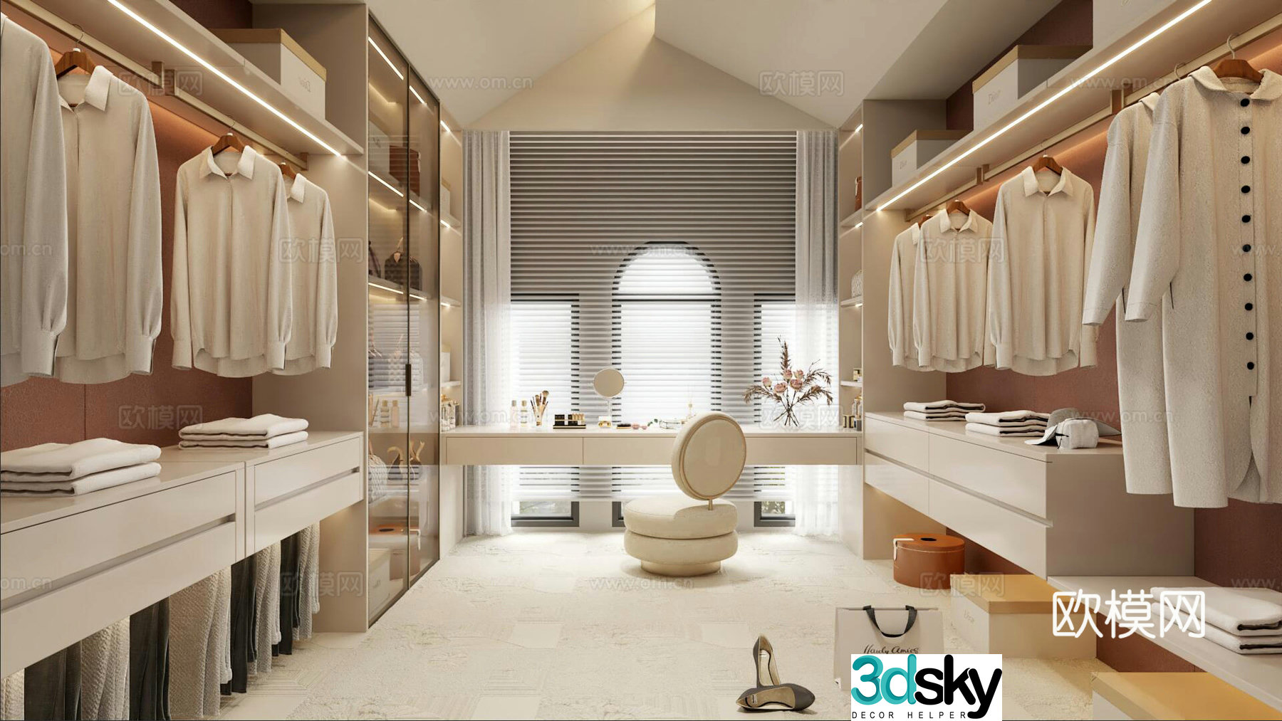 Cloakroom 3d model