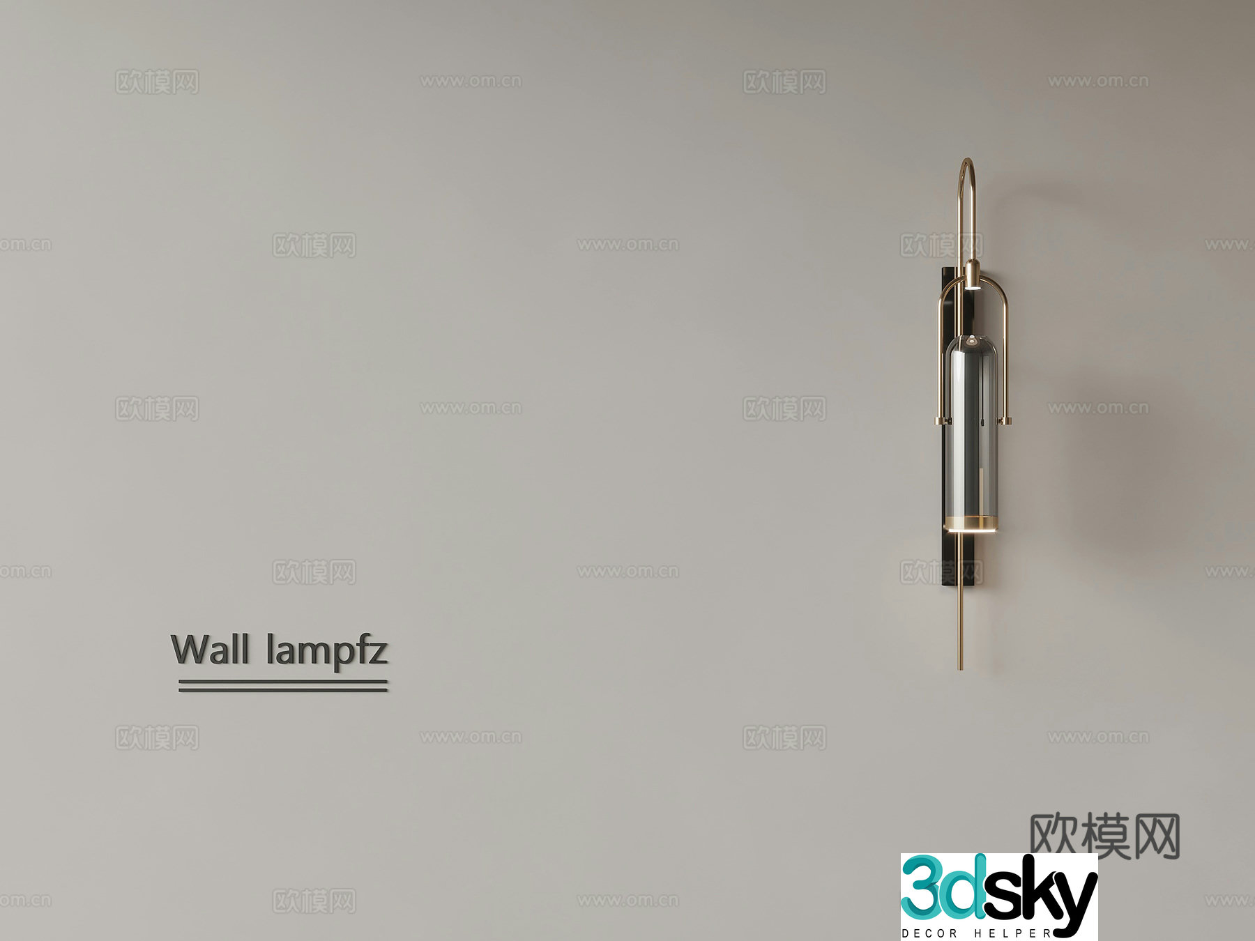 Wall lamp Modern wall lamp Decorative wall lamp 3d model