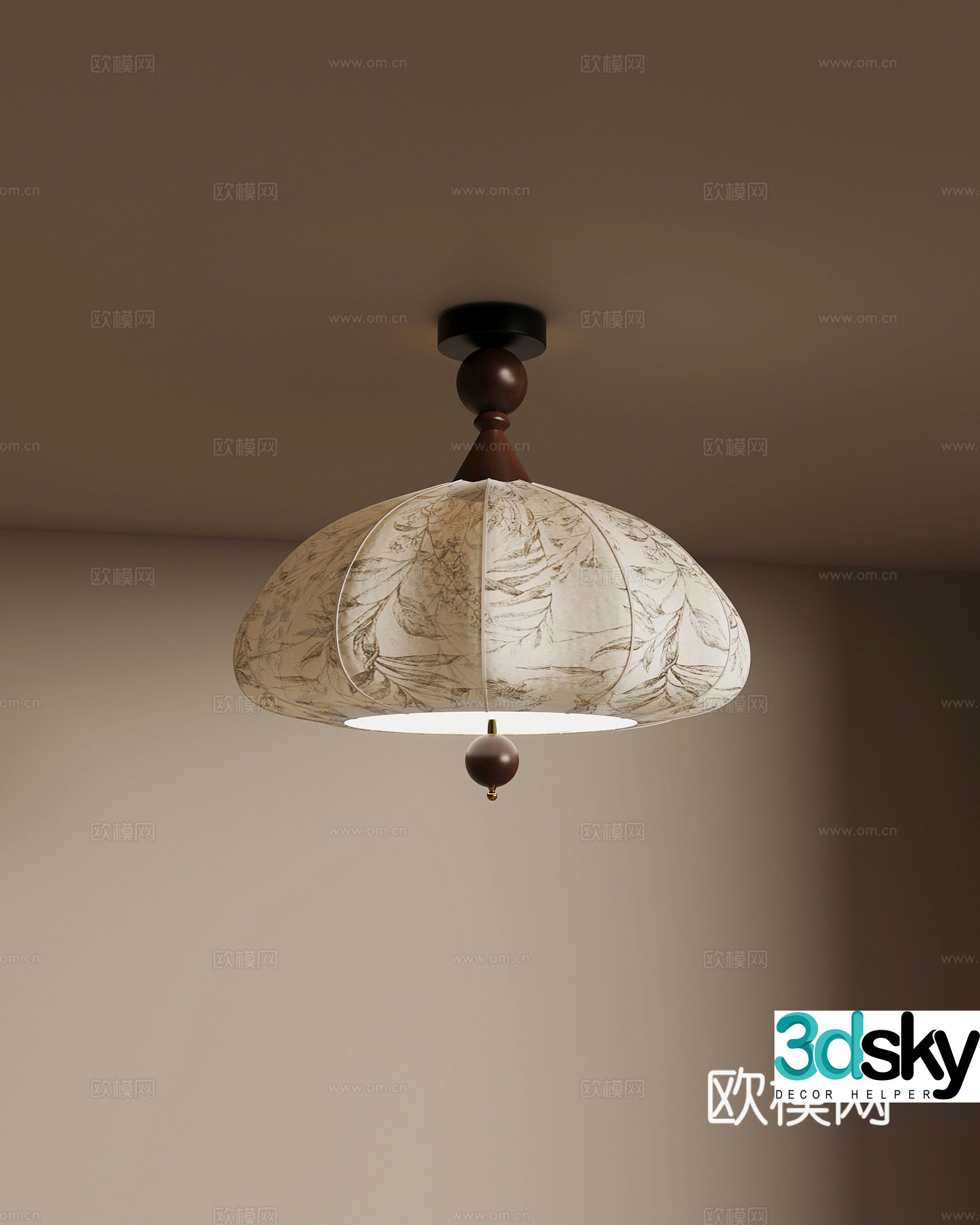 019 Chandelier Medium Chandelier 3D Model