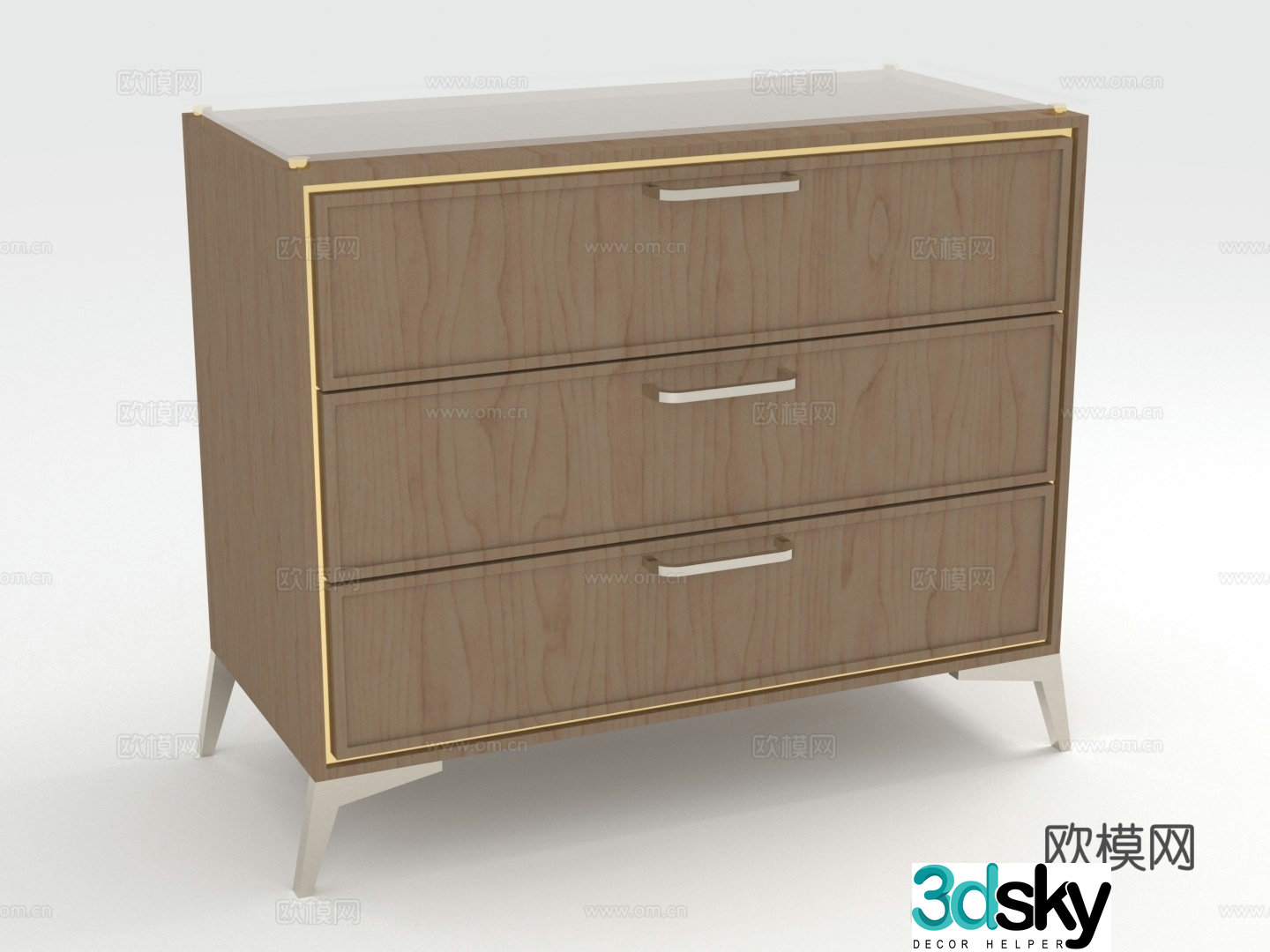 Chest of drawers chest of drawers wooden cabinets storage cabinets 3d model