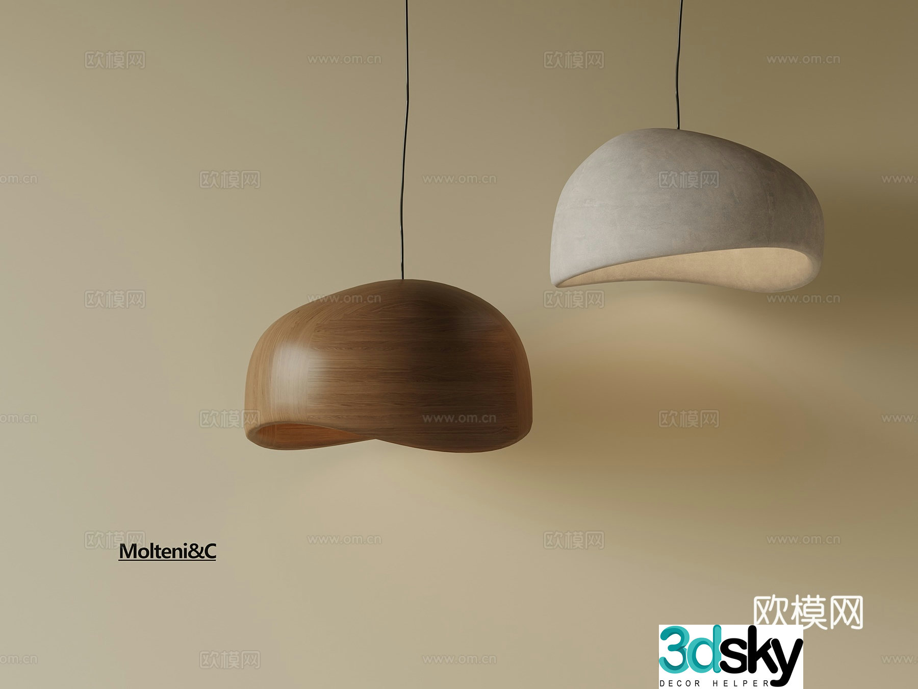 3D model of medieval style chandelier