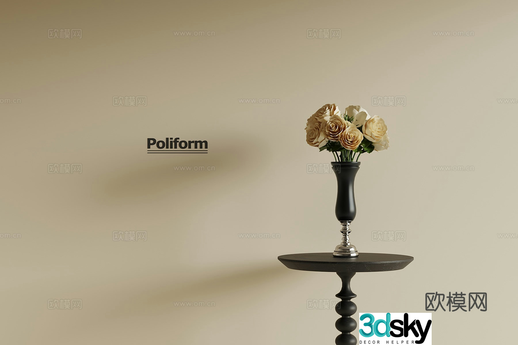 French vase 3d model