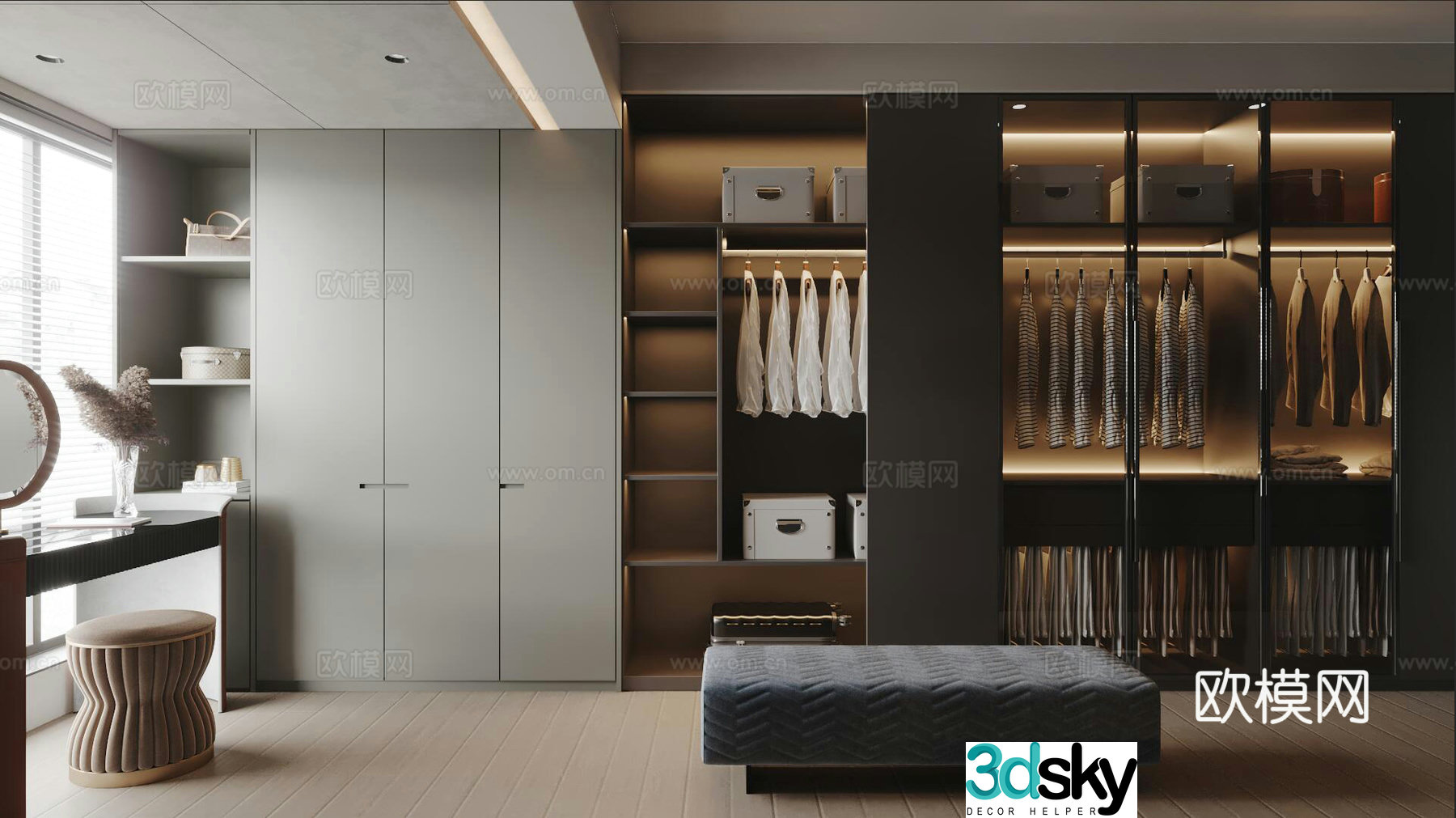 Cloakroom 3d model