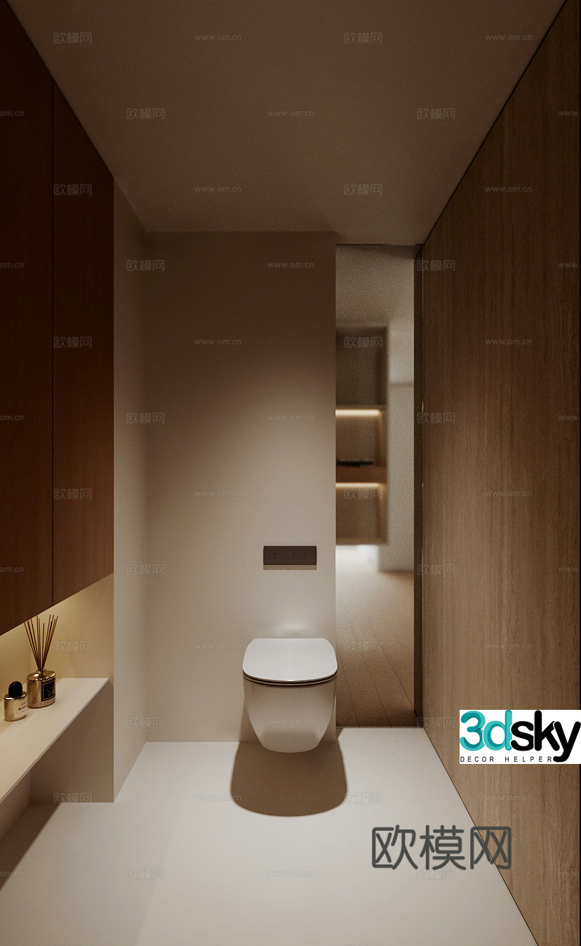Modern bathroom 3d model