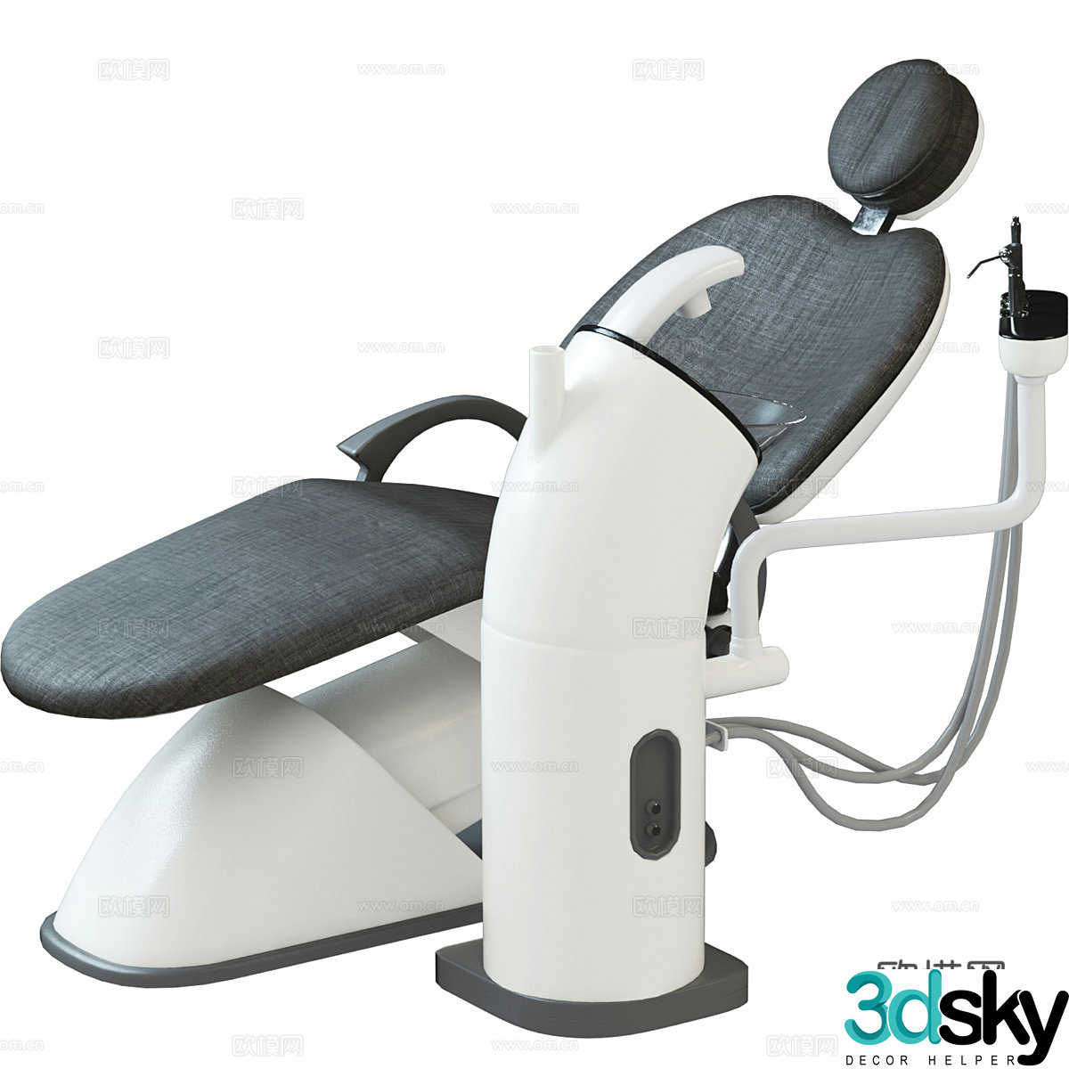 Modern dental instruments 3d model