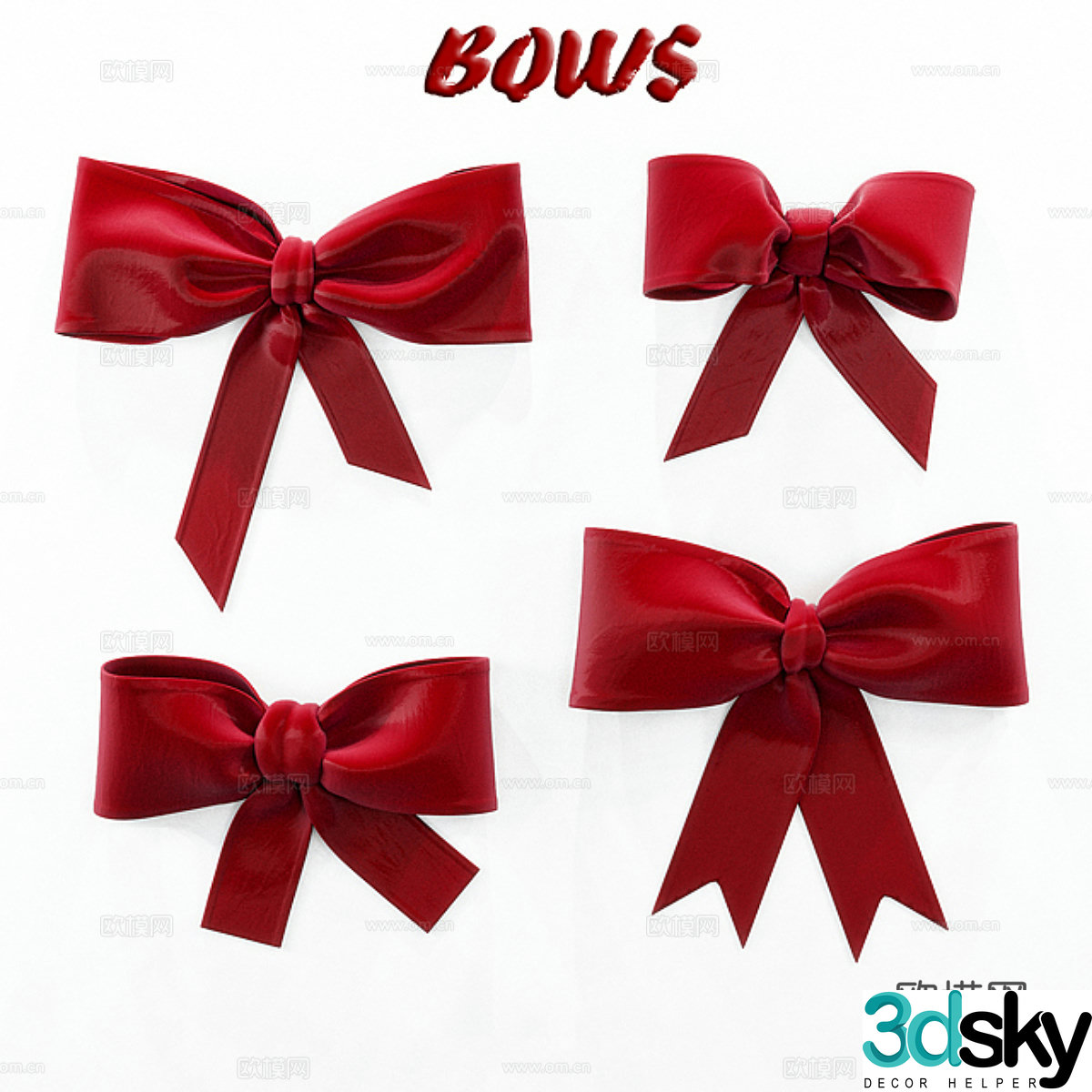 bow tie 3d model