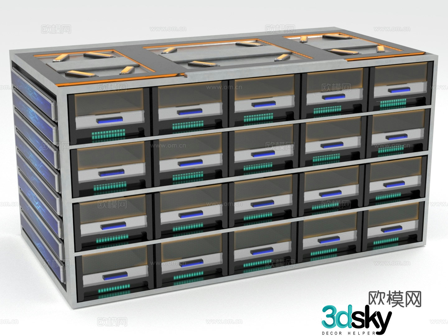 Chest of drawers chest of drawers storage cabinets cabinets 3D model