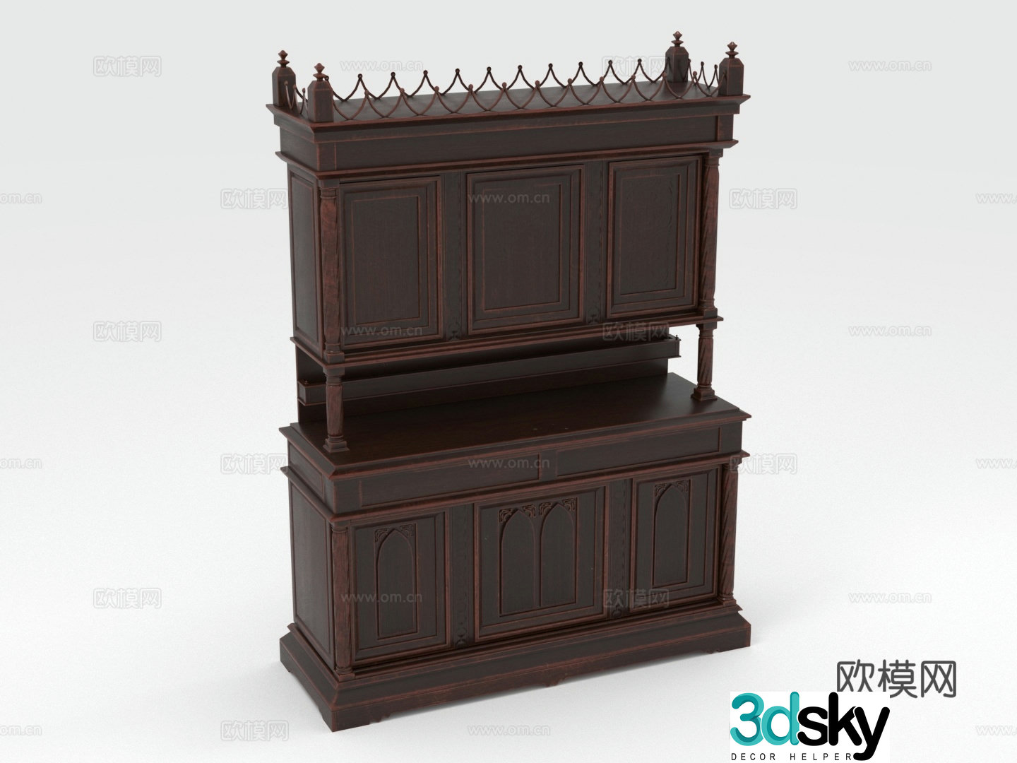 Wooden cabinet Storage cabinet Side cabinet Combination cabinet Cabinet 3D model