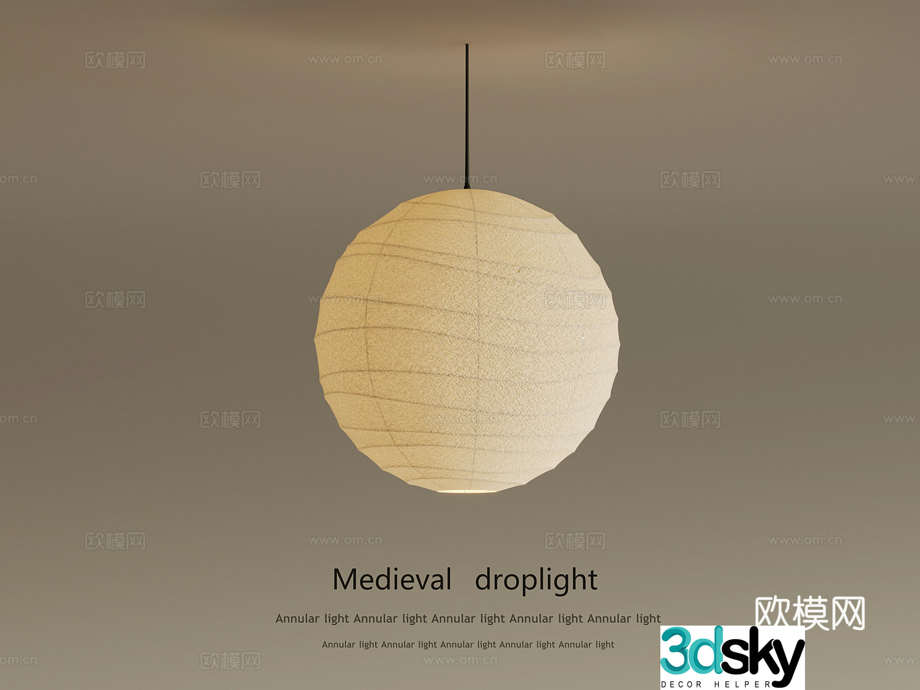 Wasabi Chandelier Modern Chandelier 3D Model