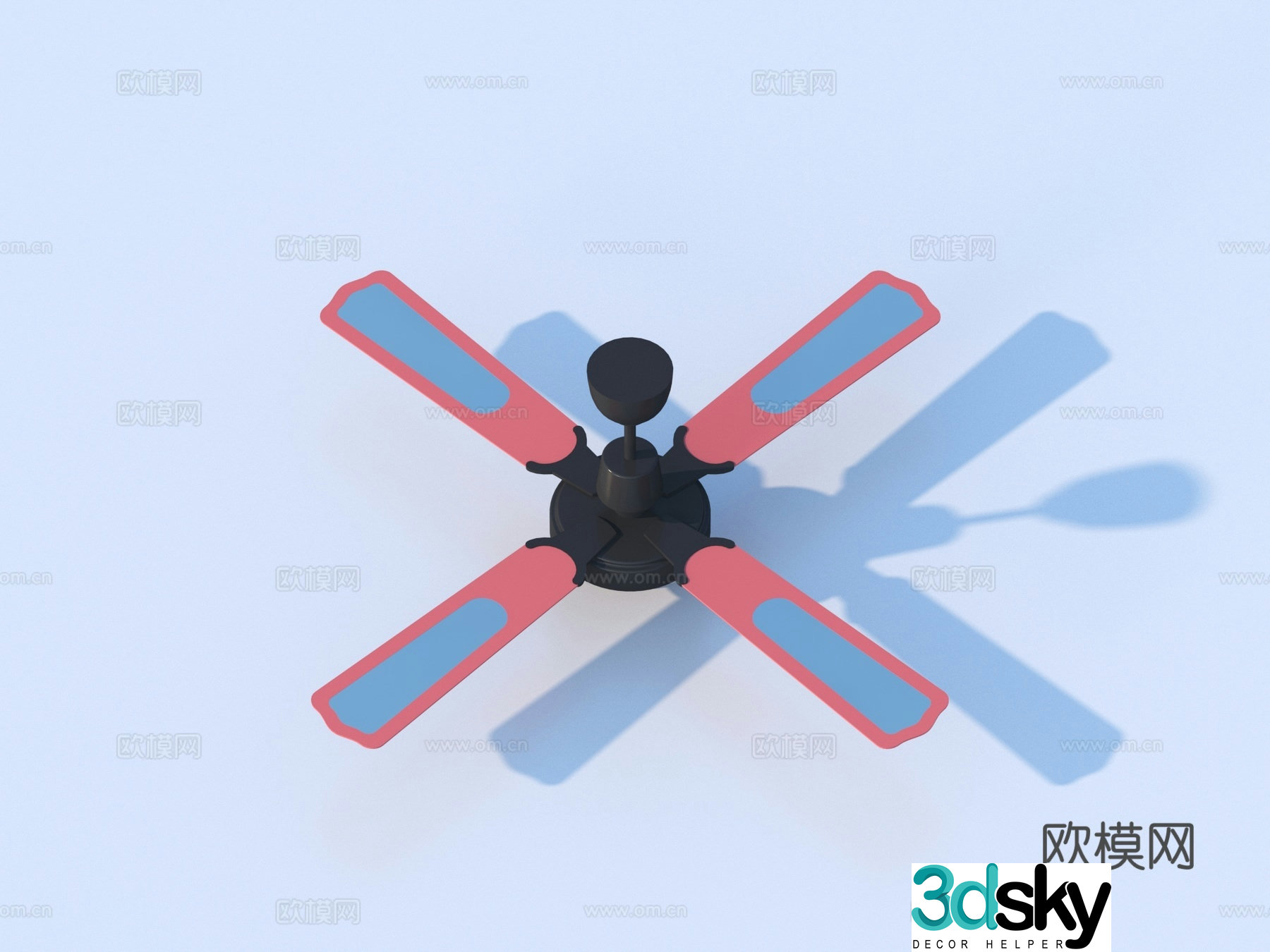 Fan Ceiling Fan Electric Fan 3D Model