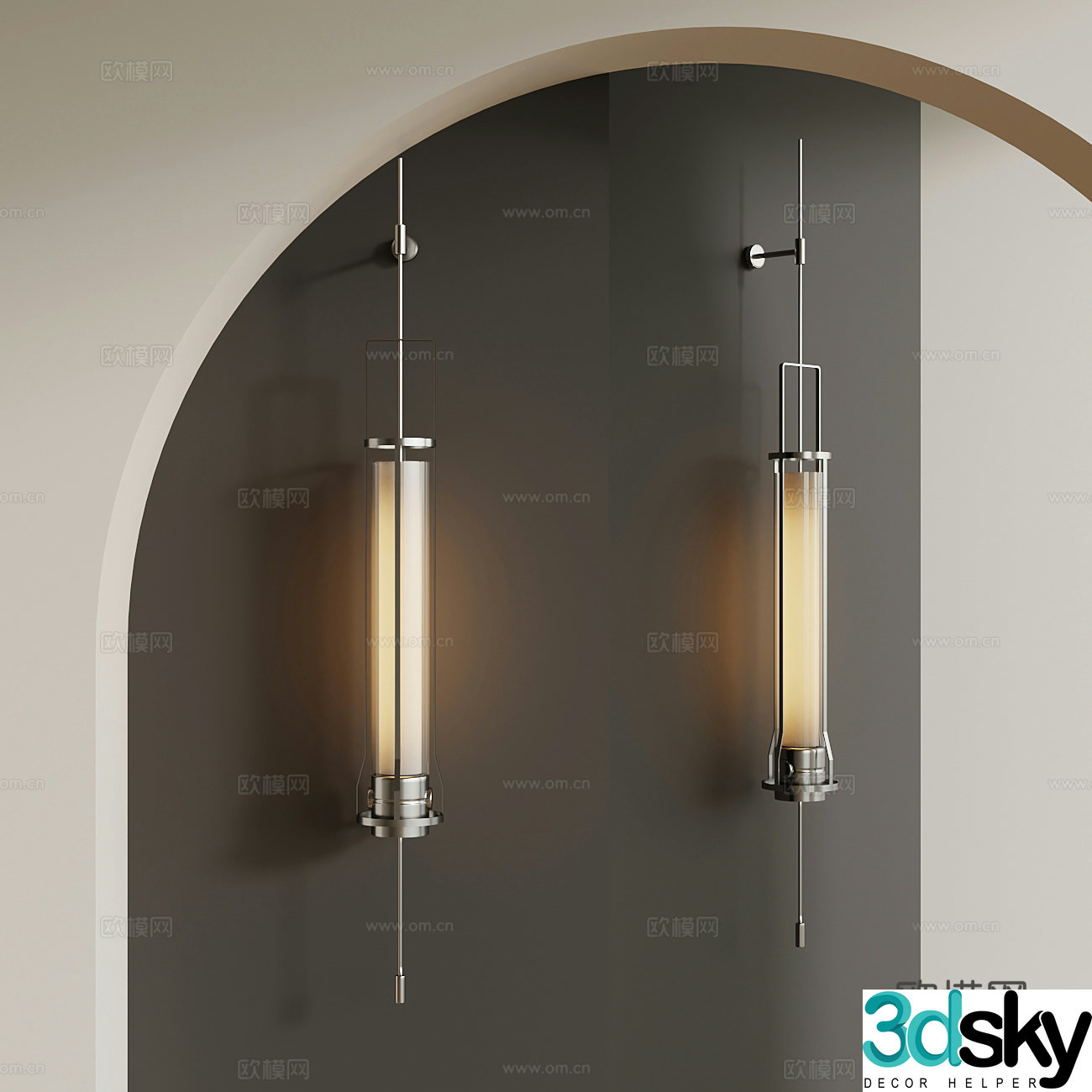 Modern wall lamp 3d model