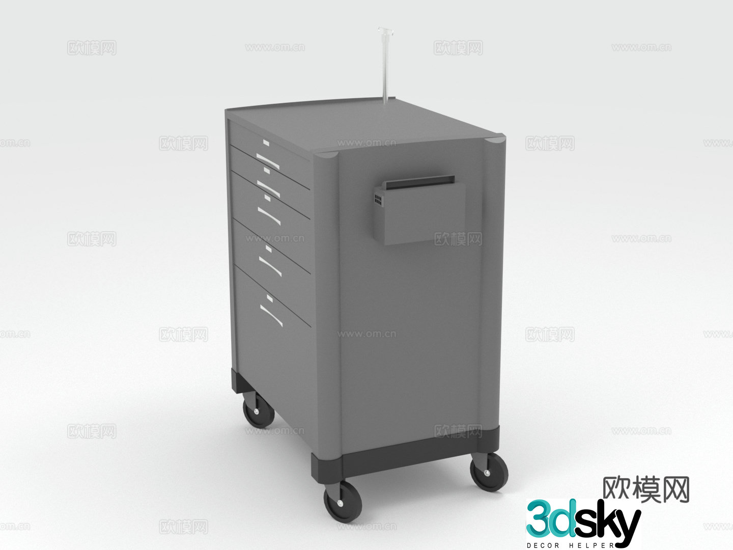 Chest of drawers mobile cabinets medical cabinets storage cabinets instrument cabinets cabinets 3D model