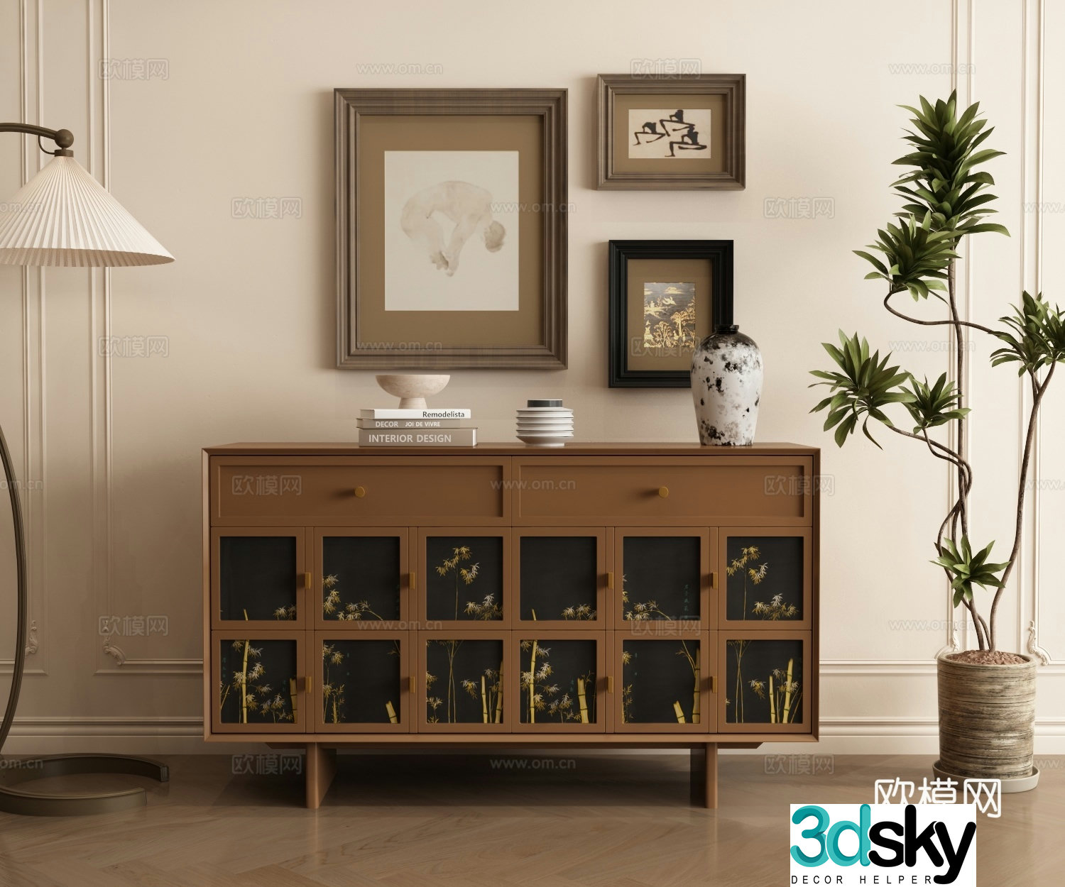Wasabi sideboard 3D model