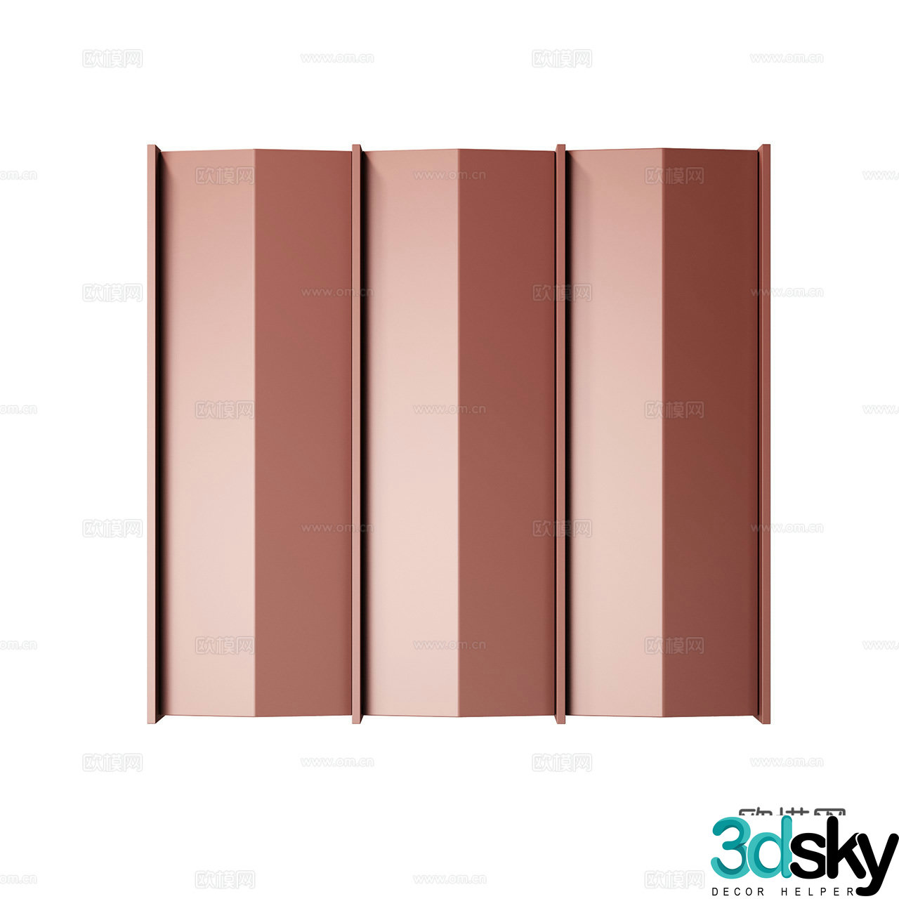 Gallotti&Radice Minimalist high cabinet Hanging high cabinet Decorative cabinet 3D model