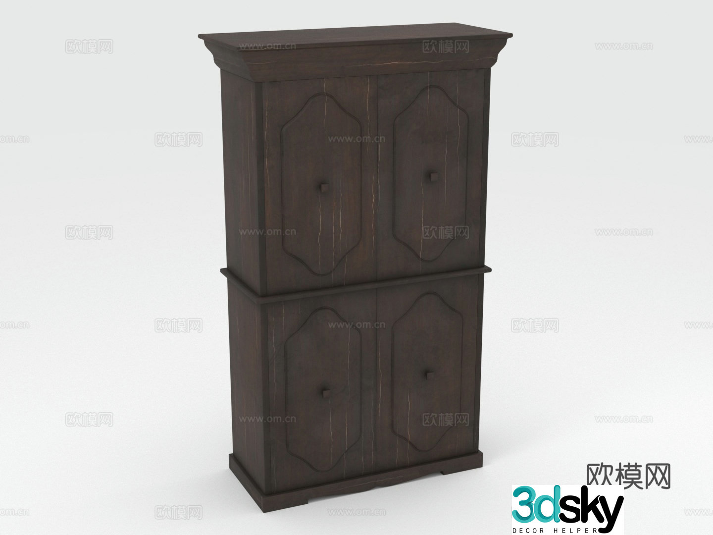 Cabinet Wooden Cabinet Storage Cabinet Cabinet 3D Model