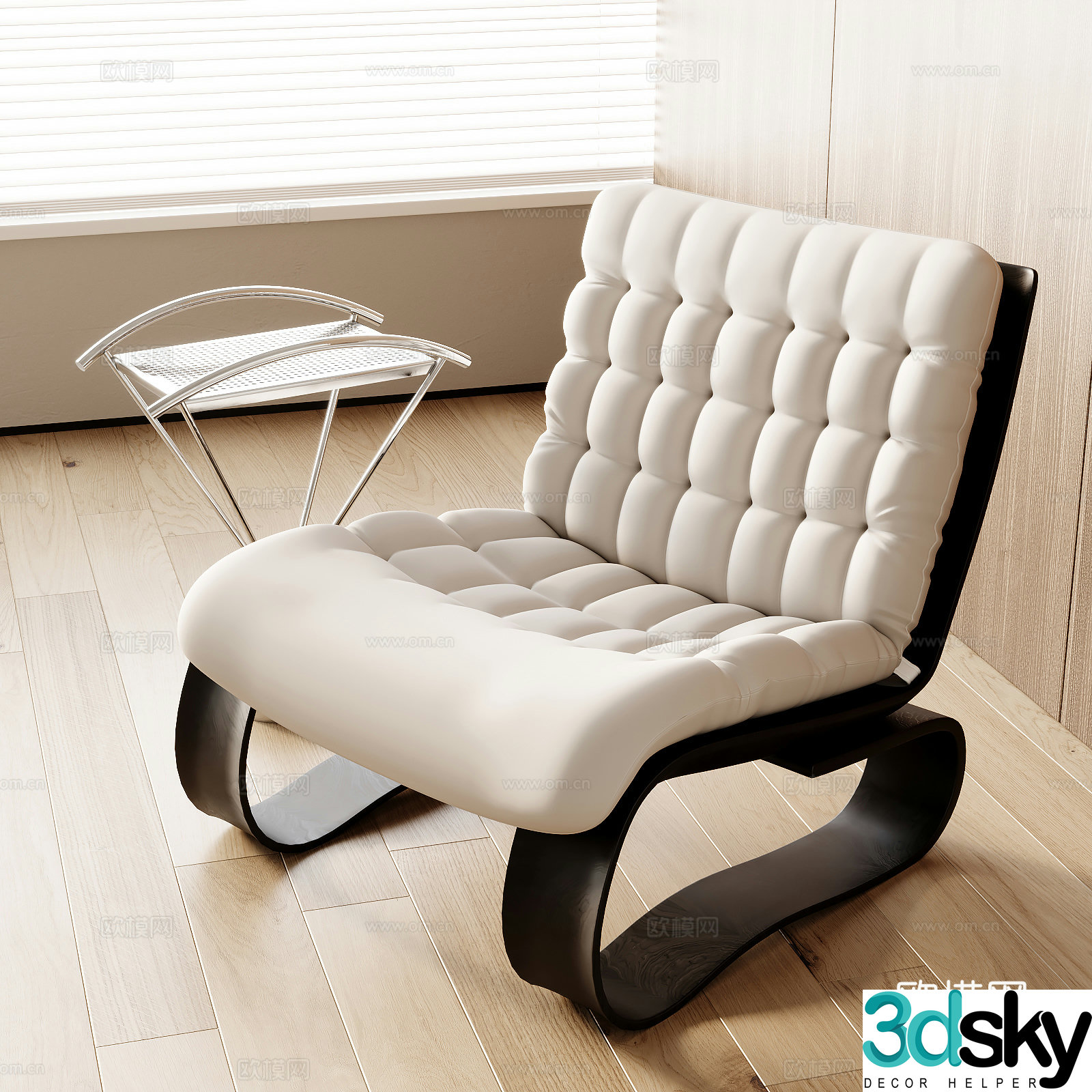 Modern leisure chair 3d model