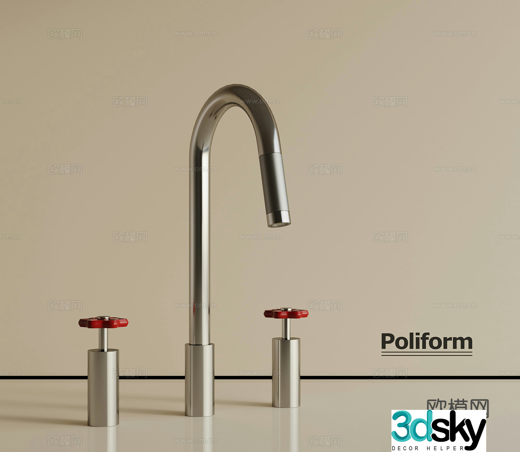 Faucet Metal faucet 3D model