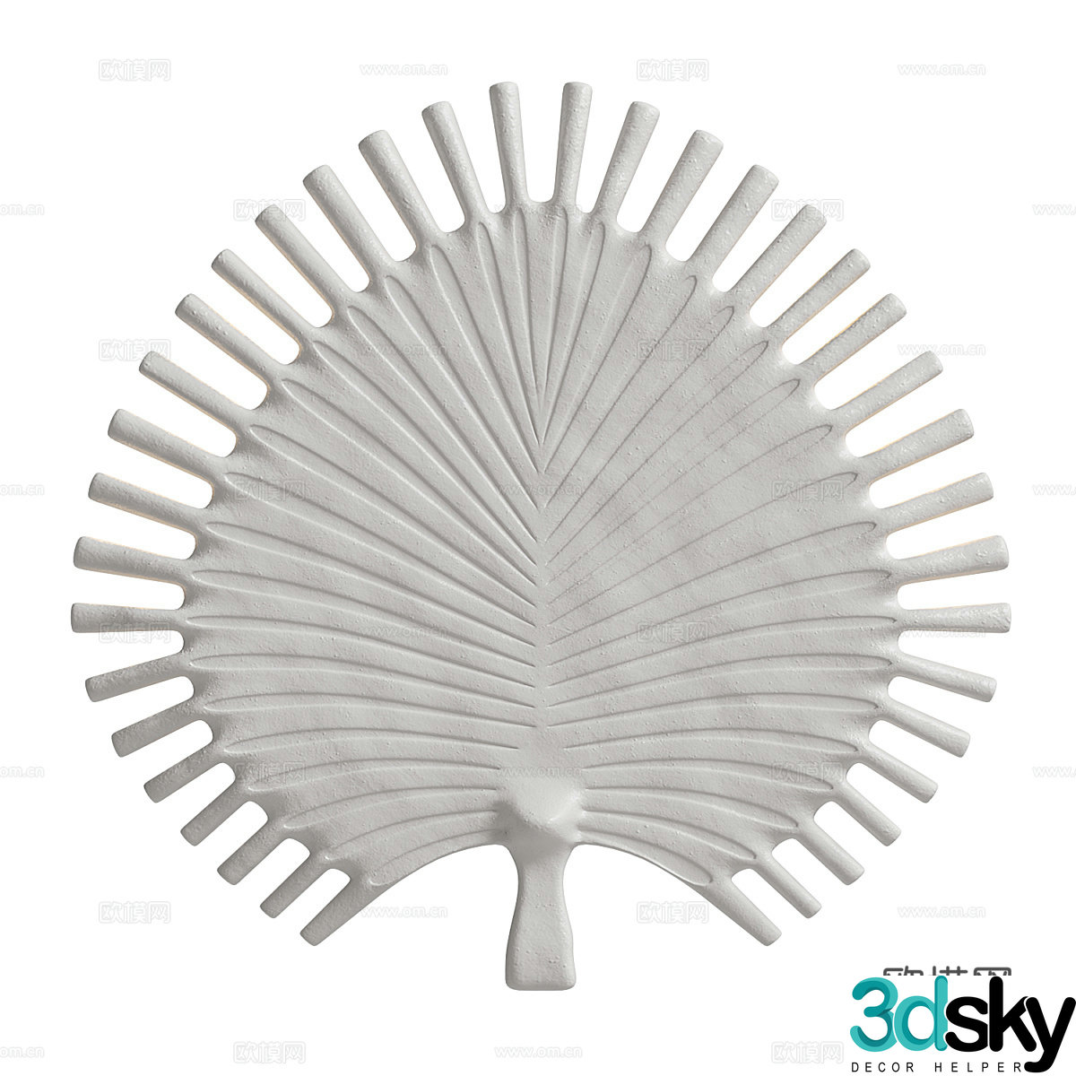 Modern Wasabi ceramic decorative wall light 3D model