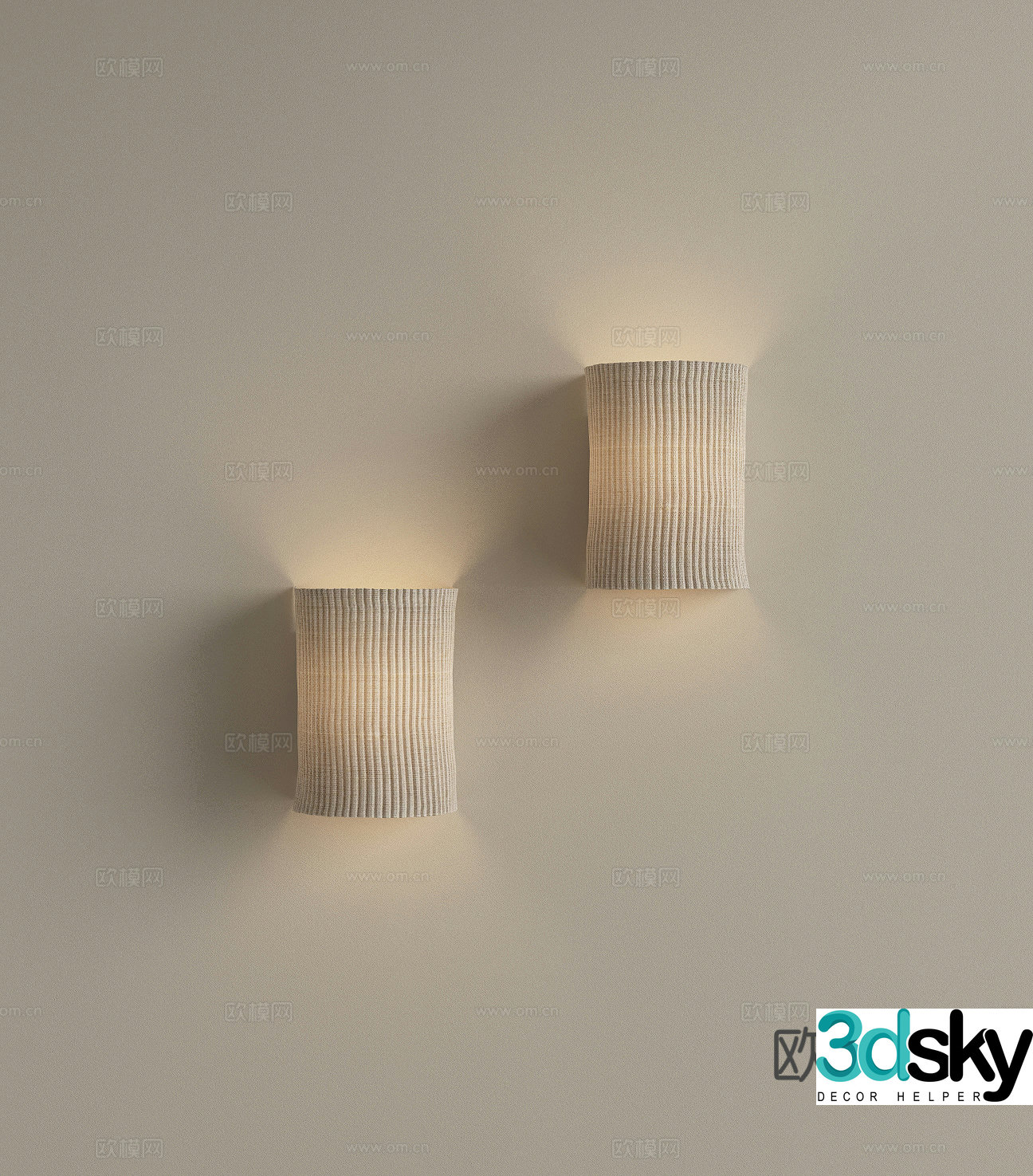 Modern bedside wall lamp living room wall lamp study wall lamp special shape wall lamp corridor wall lamp 3D model