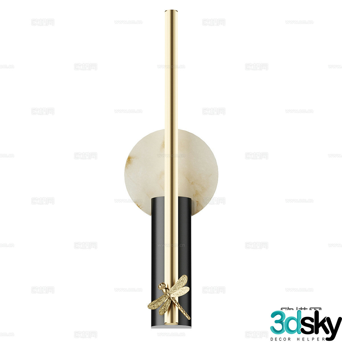 Modern simple and luxurious wall lamp wall lamp simple wall lamp living room wall lamp spherical wall lamp 3d model