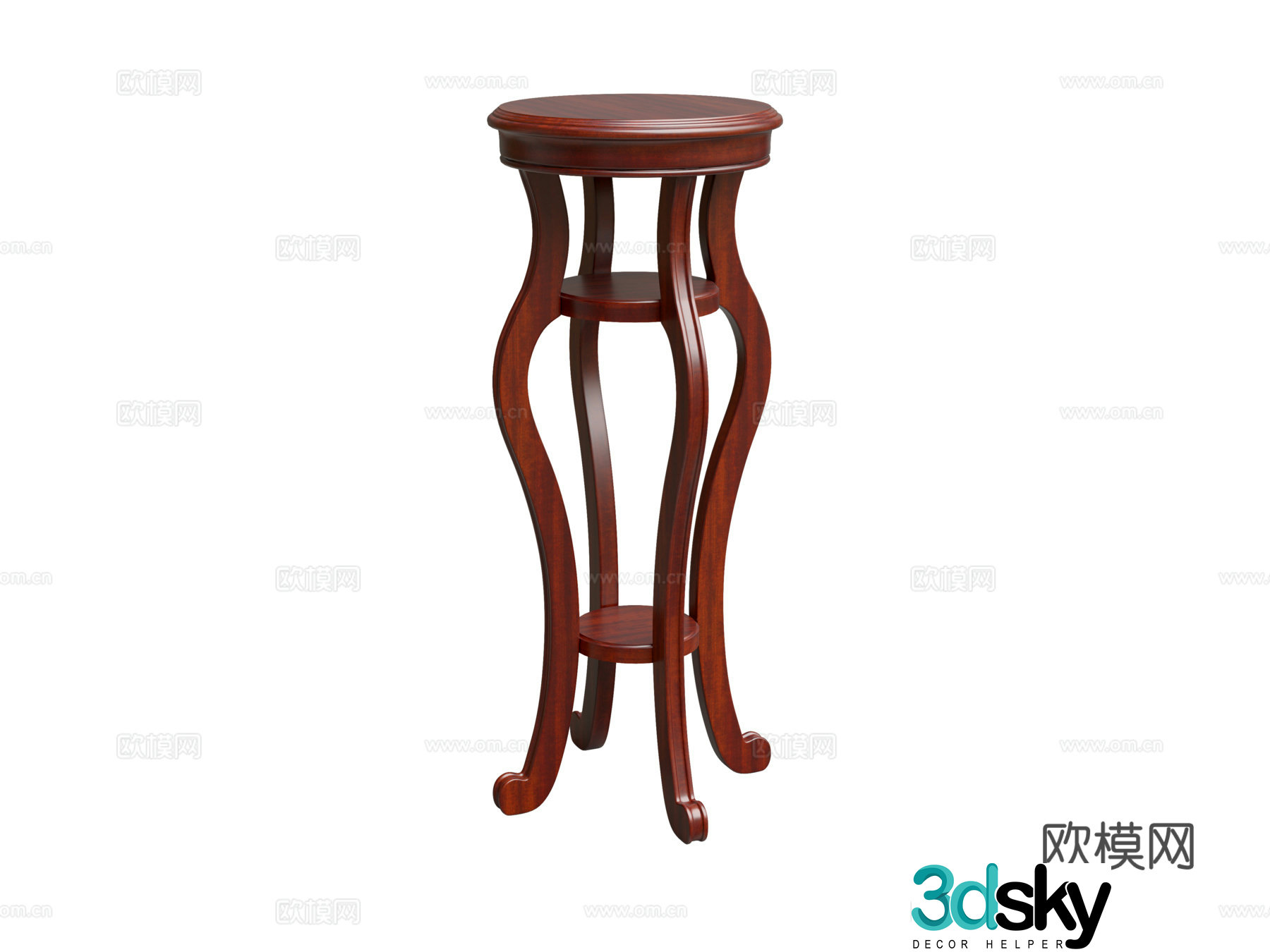 American flower stand 3D model