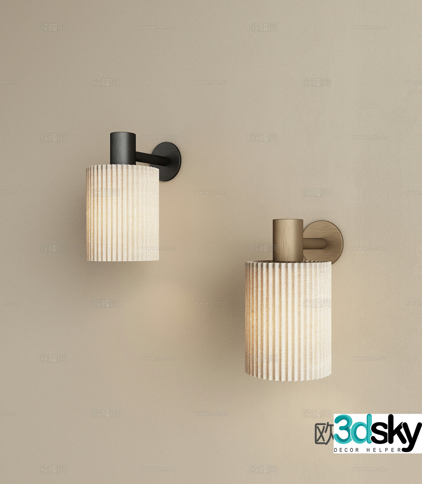 Modern bedside wall lamp living room wall lamp study wall lamp special shape wall lamp corridor wall lamp 3D model
