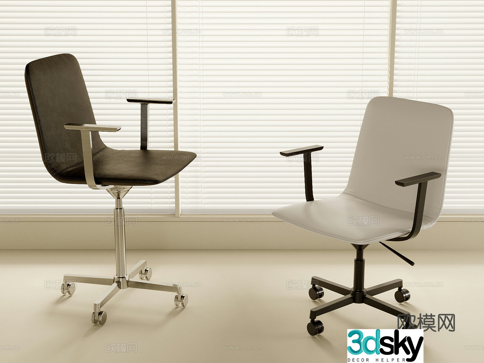 Modern office chair 3d model