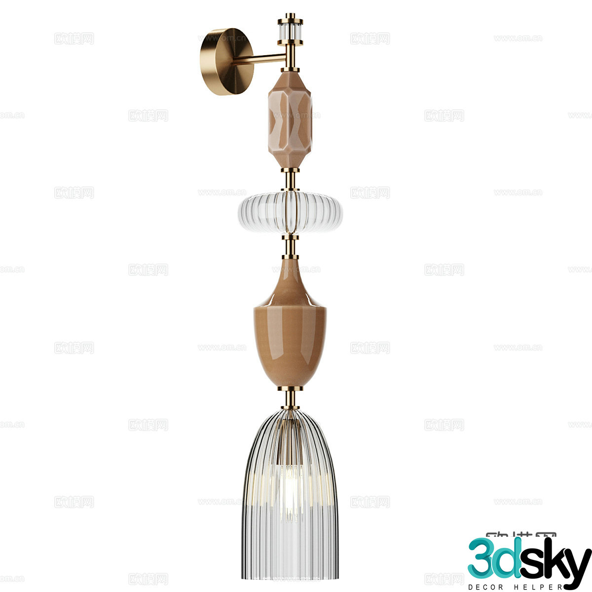 Modern simple light luxury chandeliers chandeliers simple chandeliers restaurant chandeliers living room chandeliers lamp 3d model