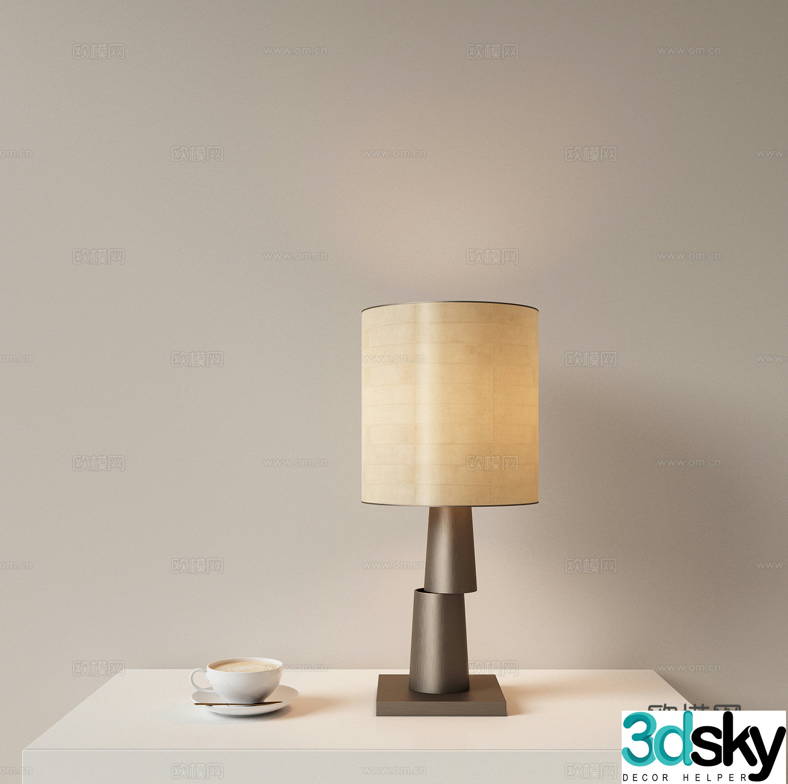 Modern light luxury desk lamp Metal desk lamp Retro desk lamp Bedside desk lamp Living room desk lamp 3D model