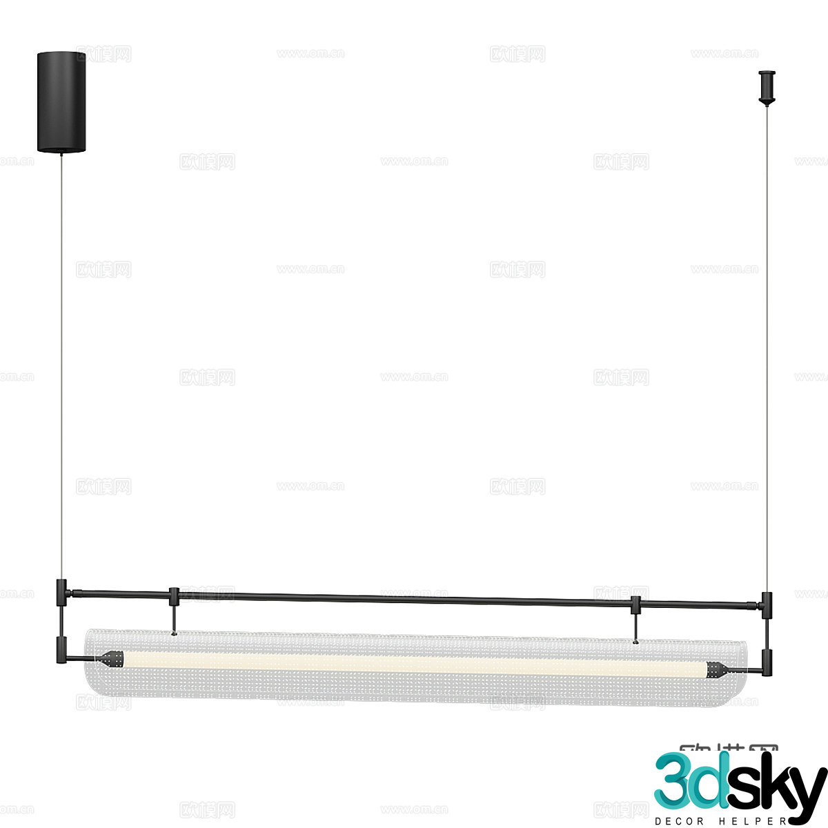 Modern simple chandeliers chandeliers simple chandeliers dining chandeliers living room chandeliers lamps 3D model